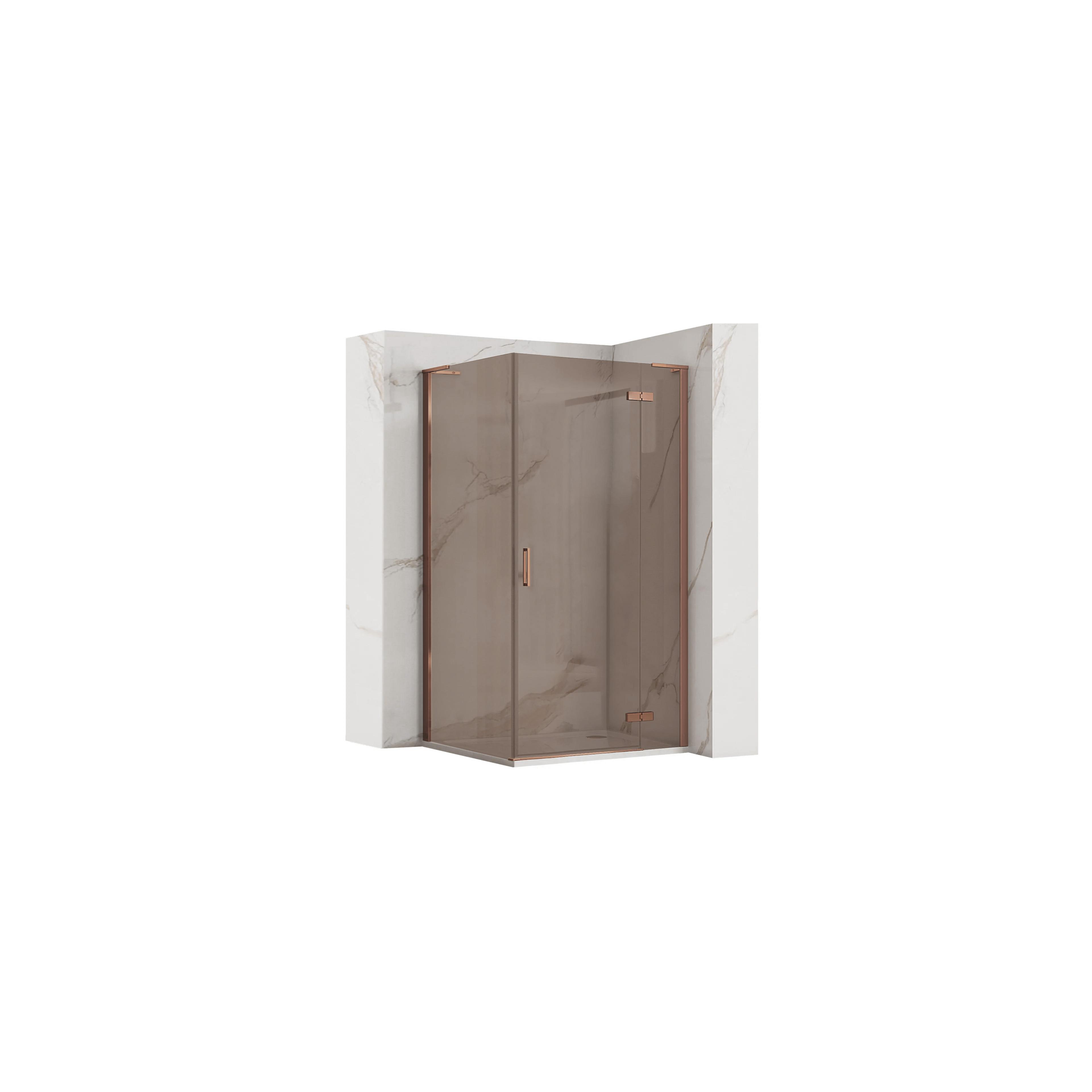 Duschkabine REA Hugo 80x90 Copper Brush