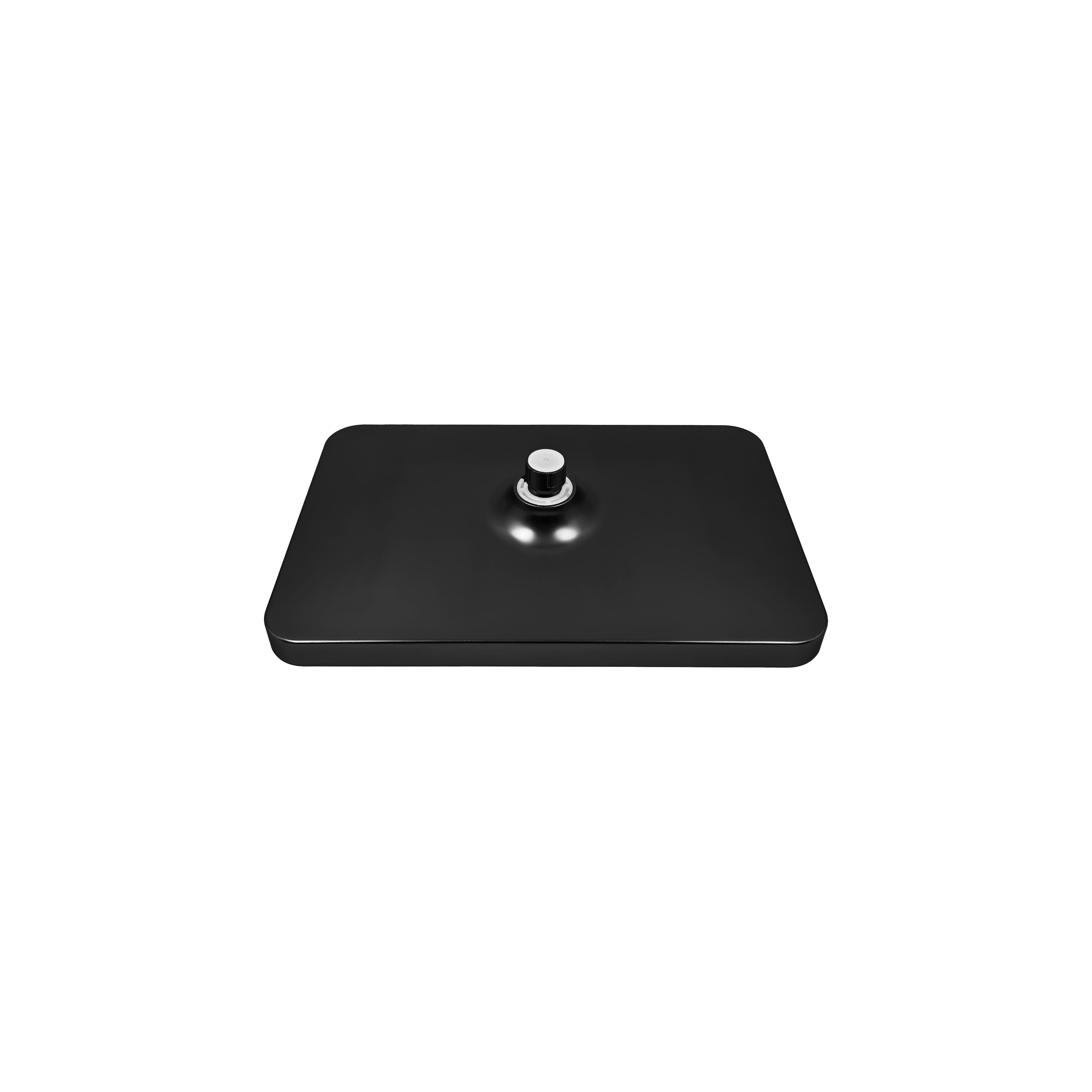 Rectangular shower head REA JS-032 Black