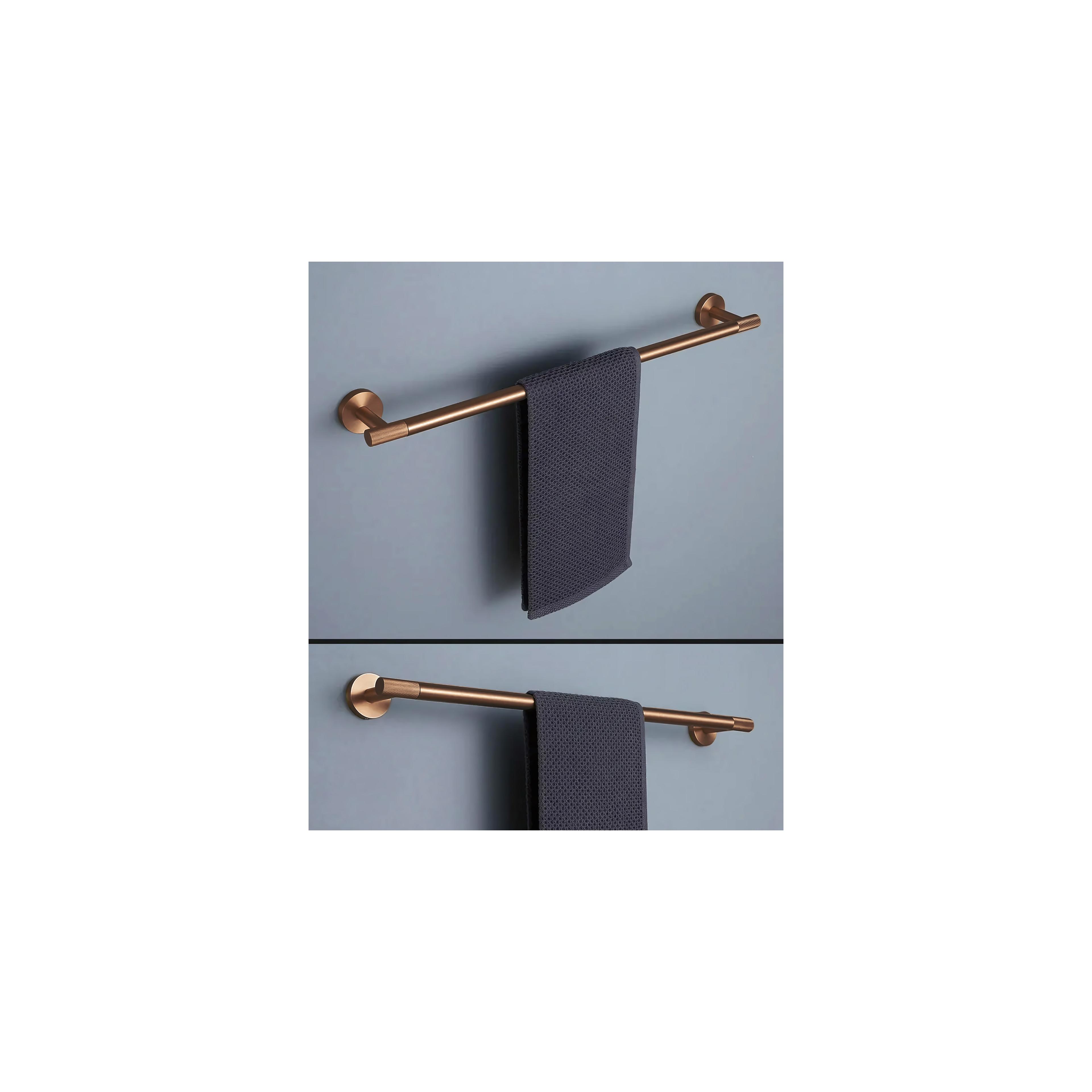 Enkelarmad badrums-krok 6603 Modern borstad koppar