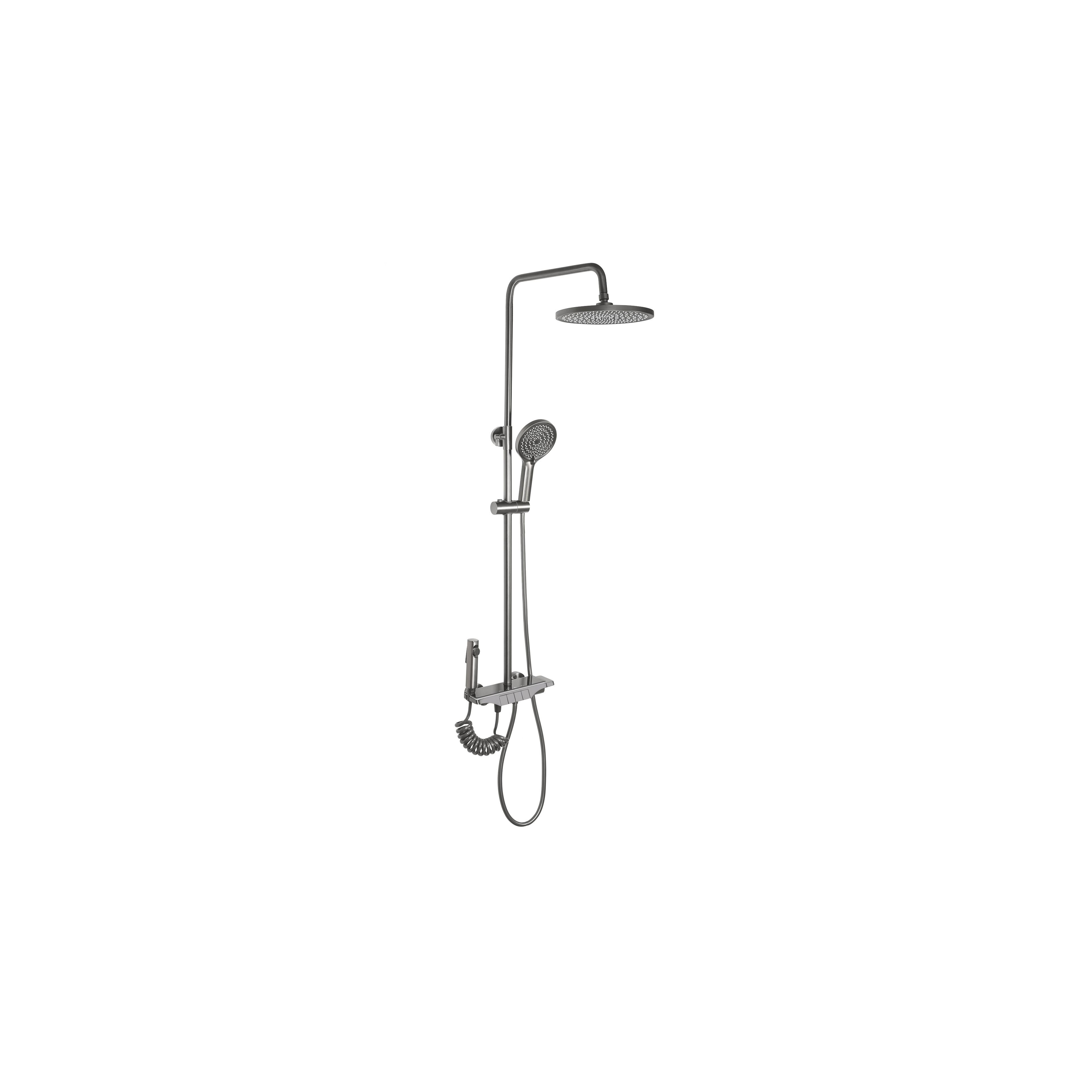 Shower set REA Savio Led Titanium