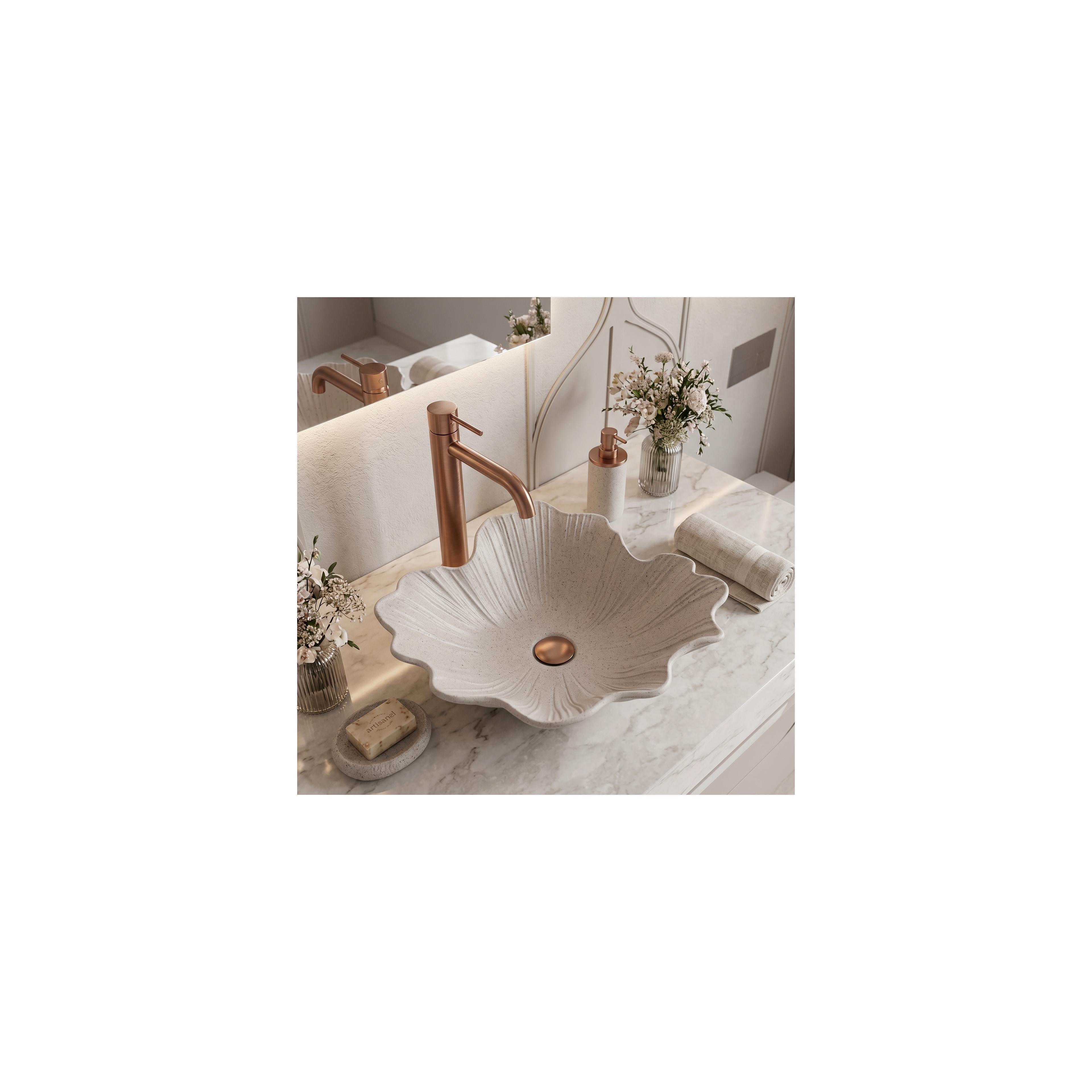 Aufsatzwaschbecken Rea Flower Grey