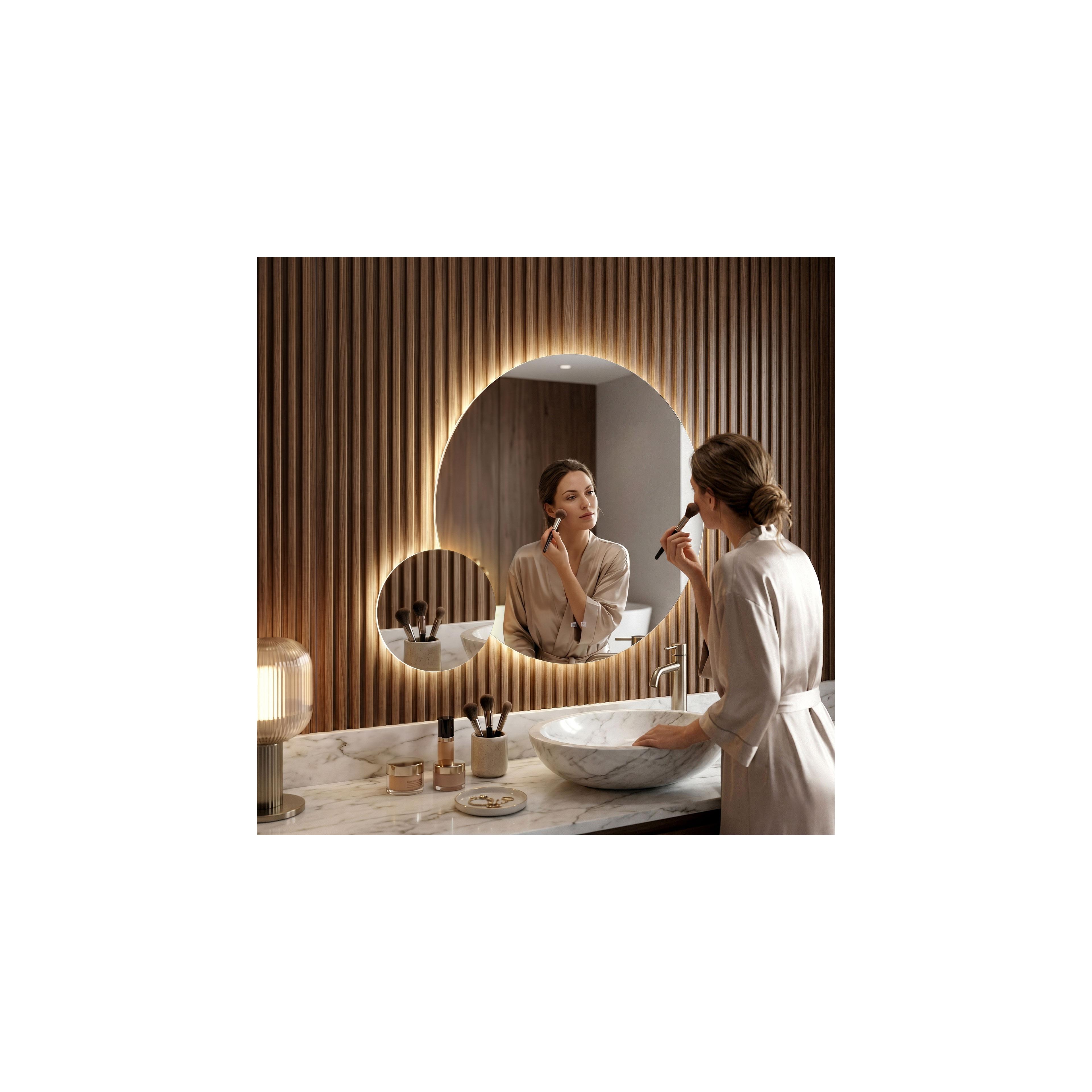 Espejo LED R-8040 80cm + 40cm