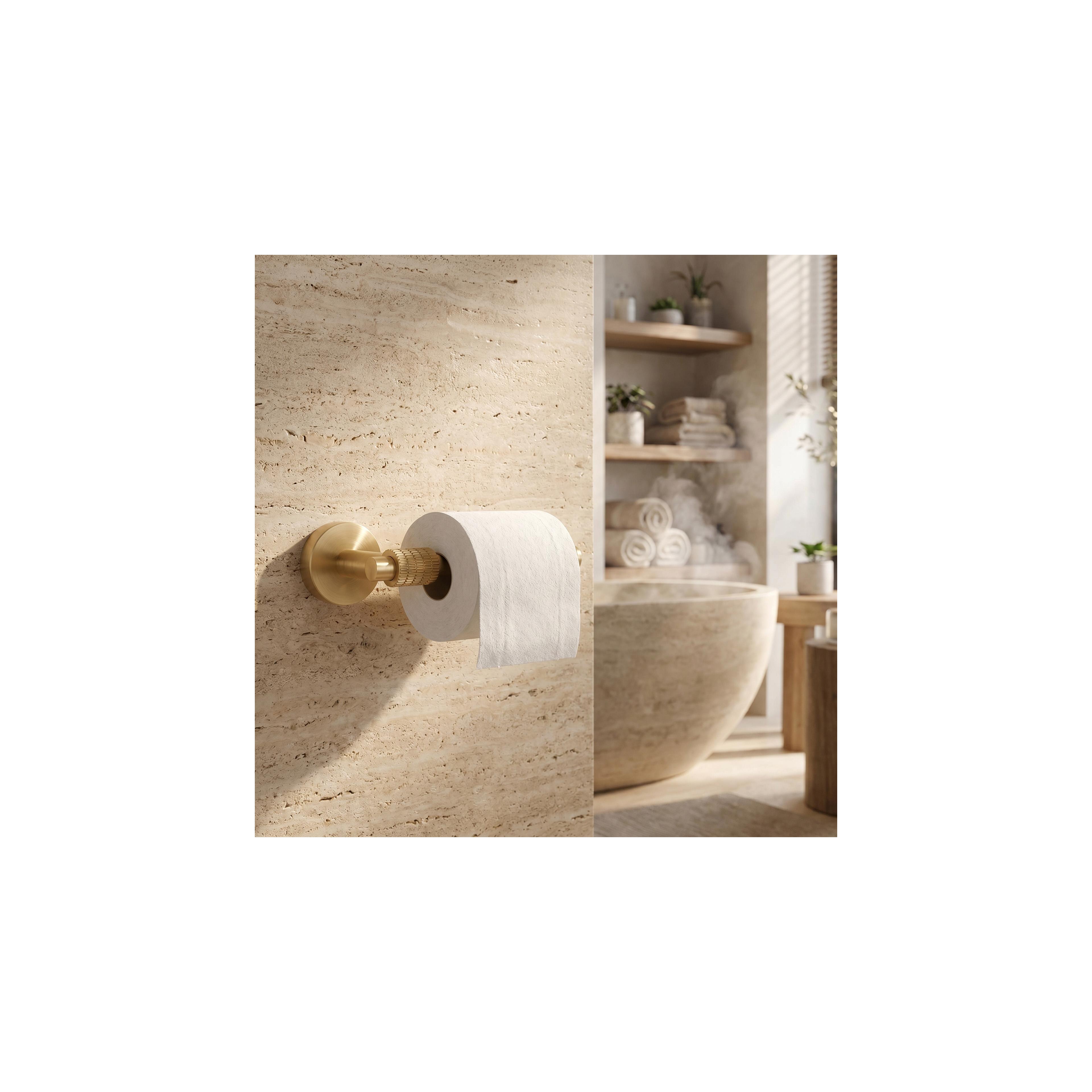 Ručka za WC papir 29105 Riwon Brush Gold