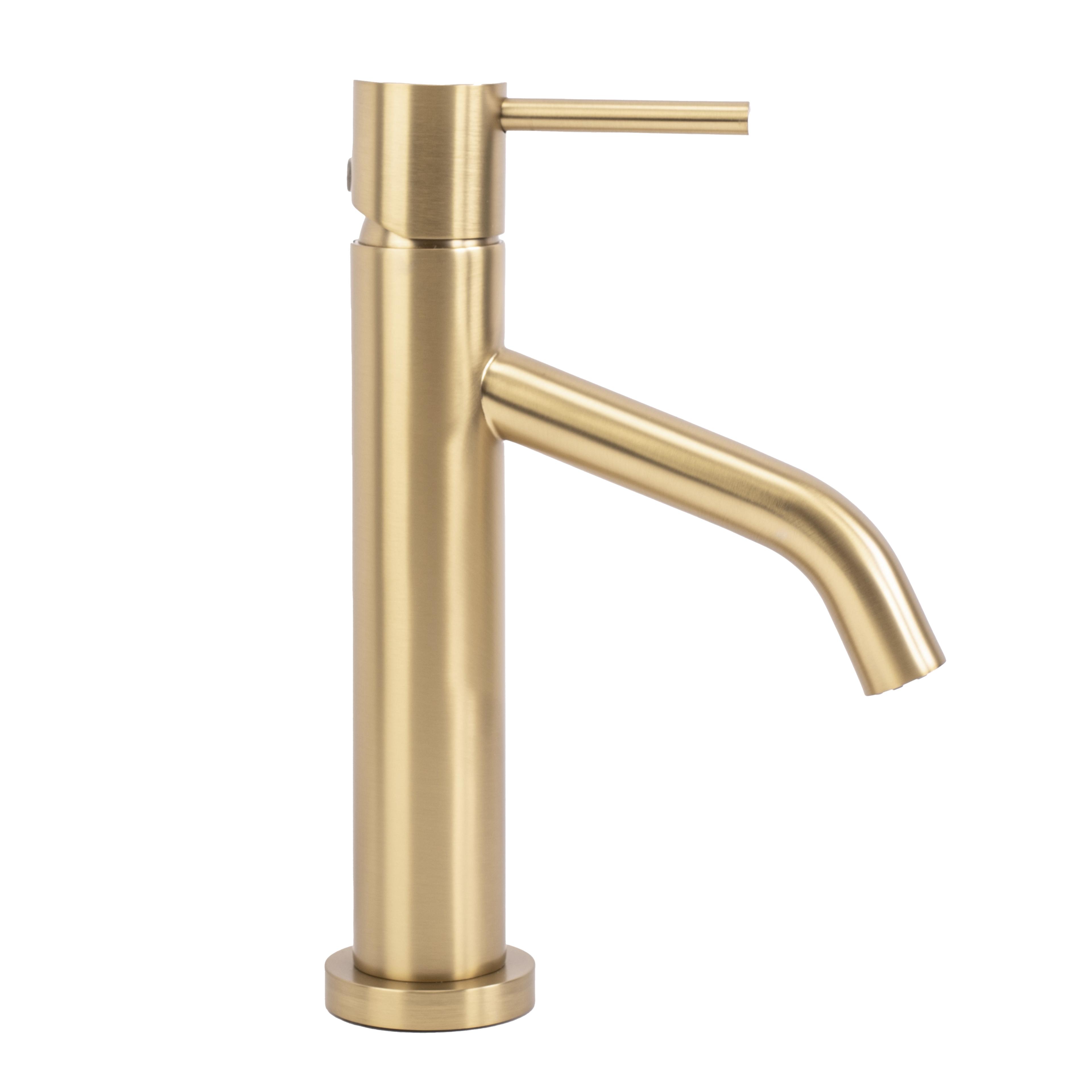 Waschbeckenarmatur Rea Level Brush Gold