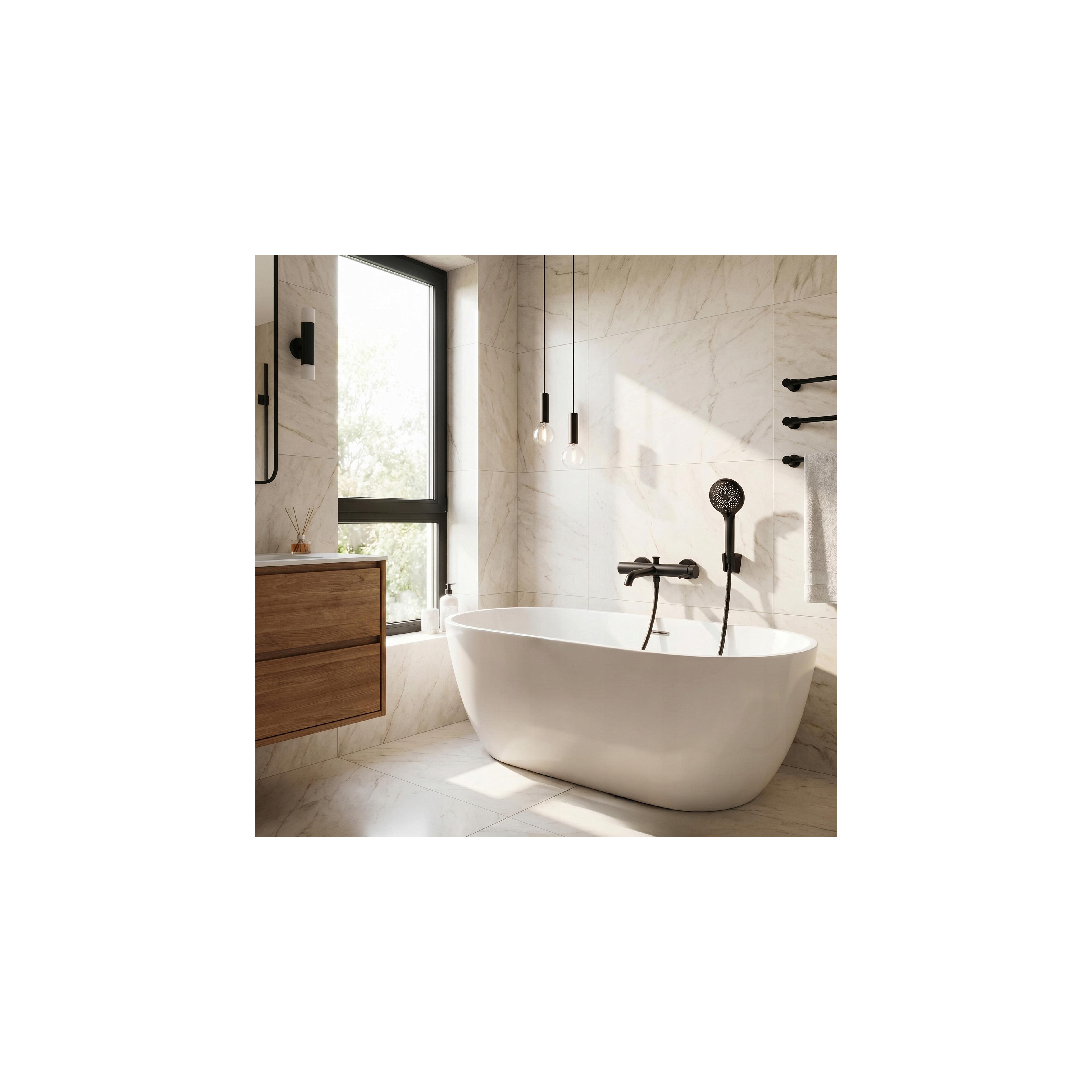 Duschschlauch Rea Black 150 cm