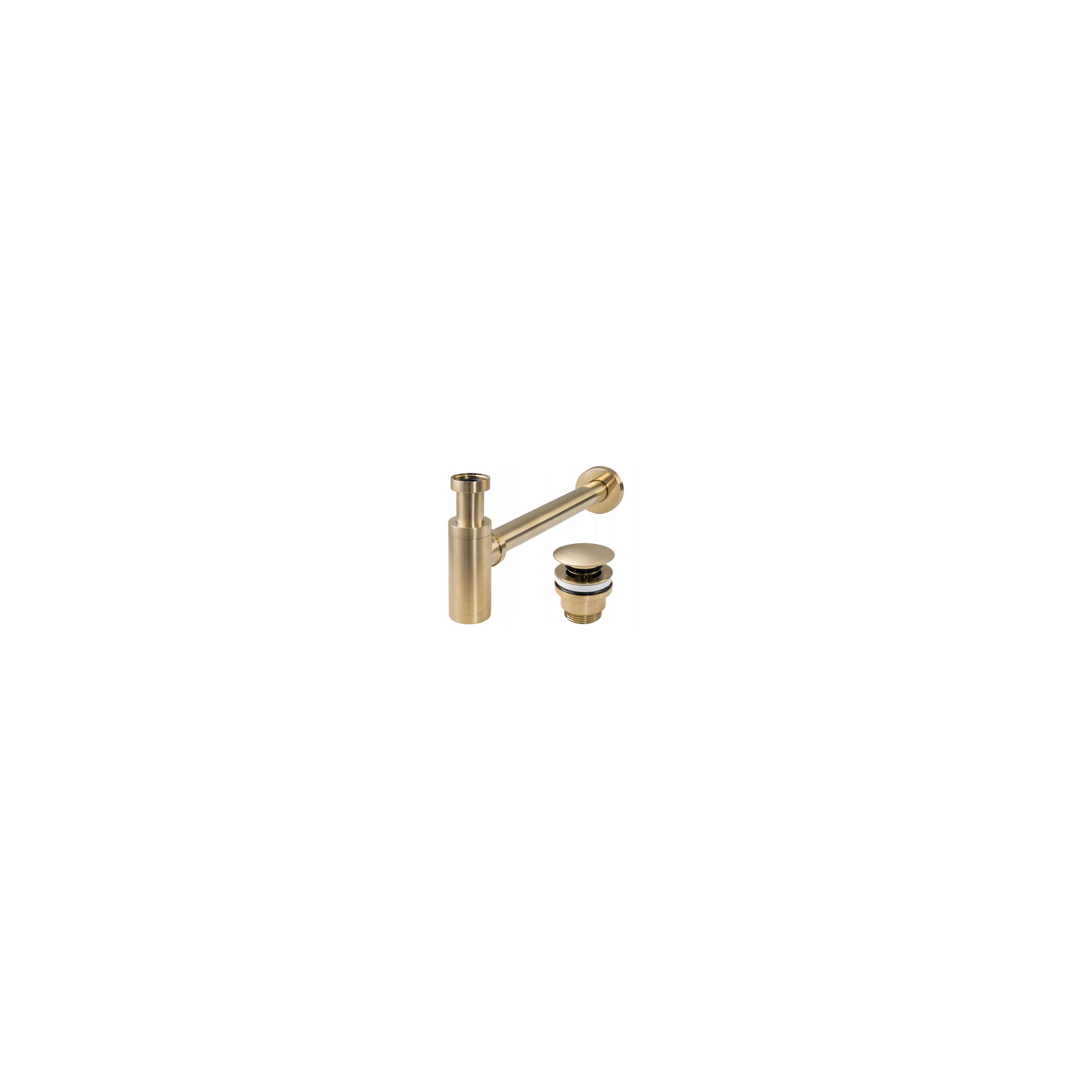 Sifón de lavabo Klik-Klak Universal Brushed Gold MAT