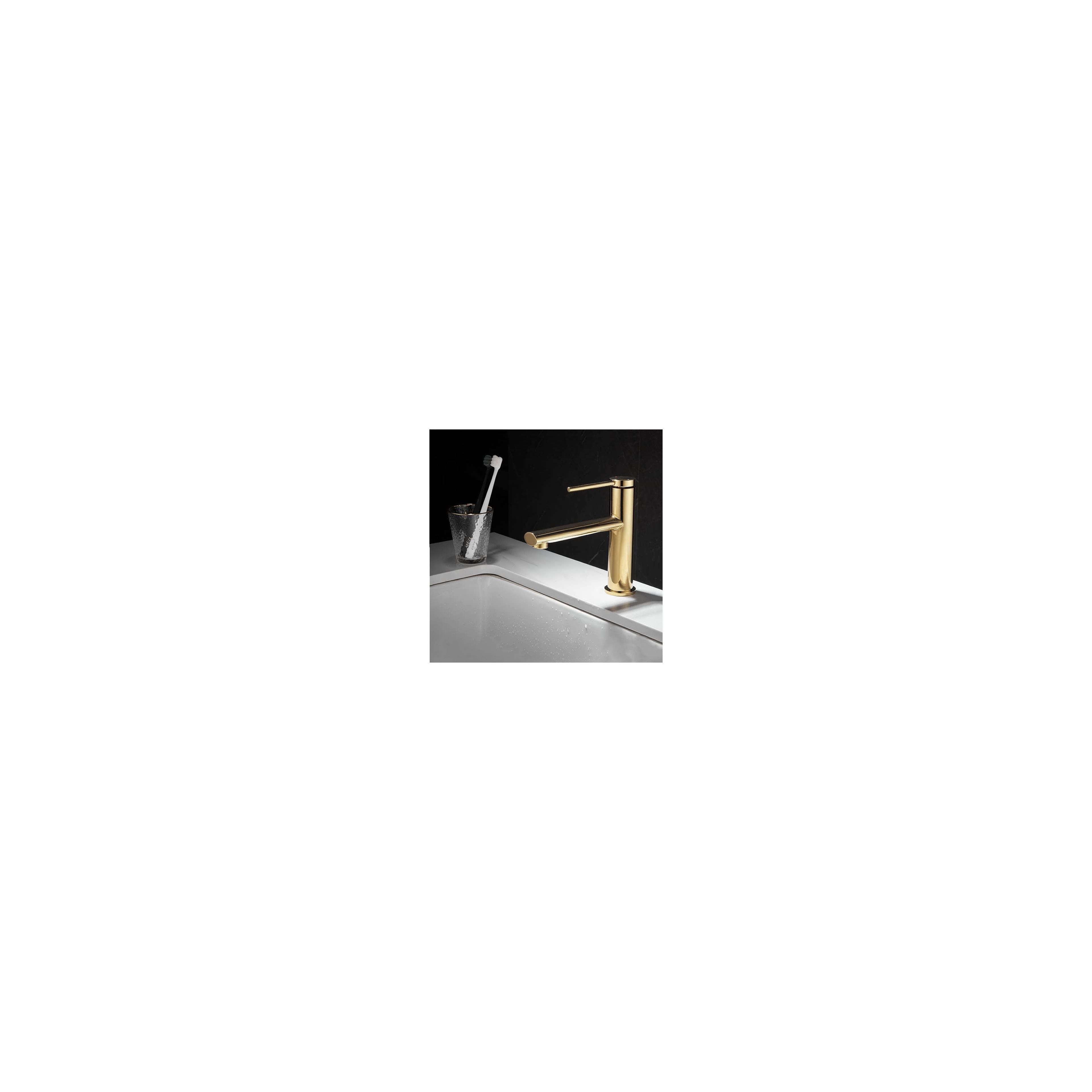 Waschbeckenarmatur REA OVAL GOLD low