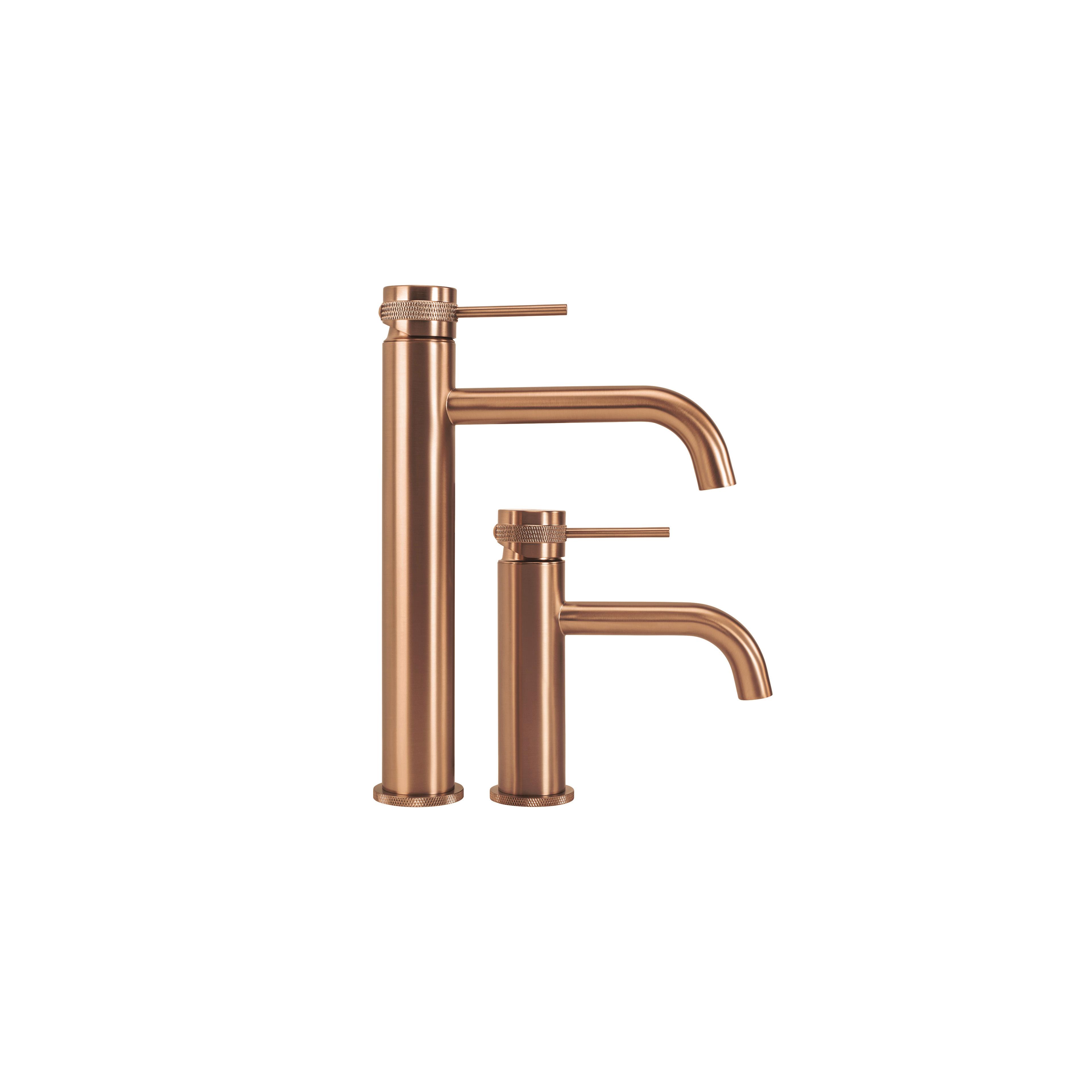Waschbeckenarmatur Rea Lungo Grip Brush Copper low