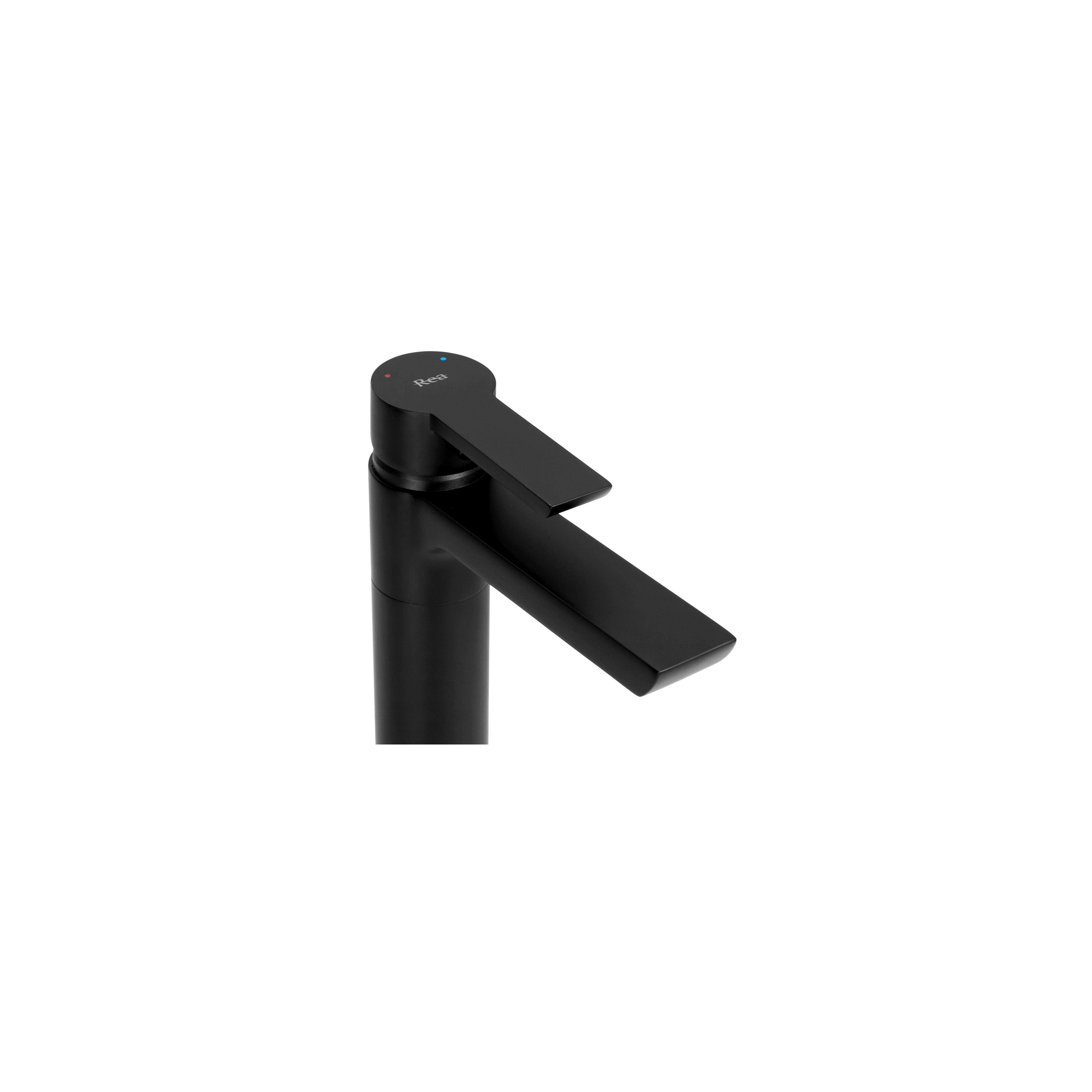 Rea Argus Black Low slavina za umivaonik