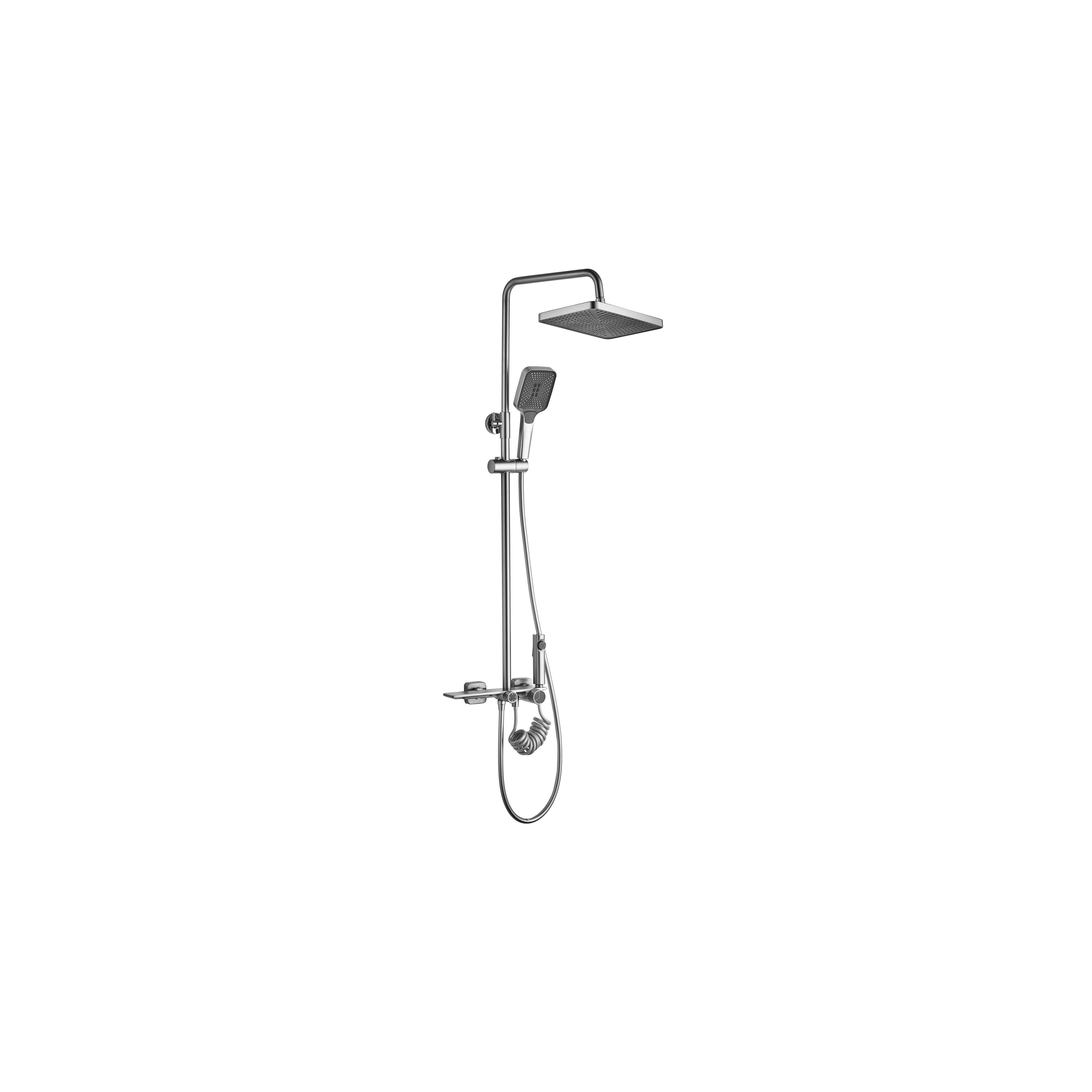 REA HELIX BRUSHED NICKEL INOX dušikomplekt