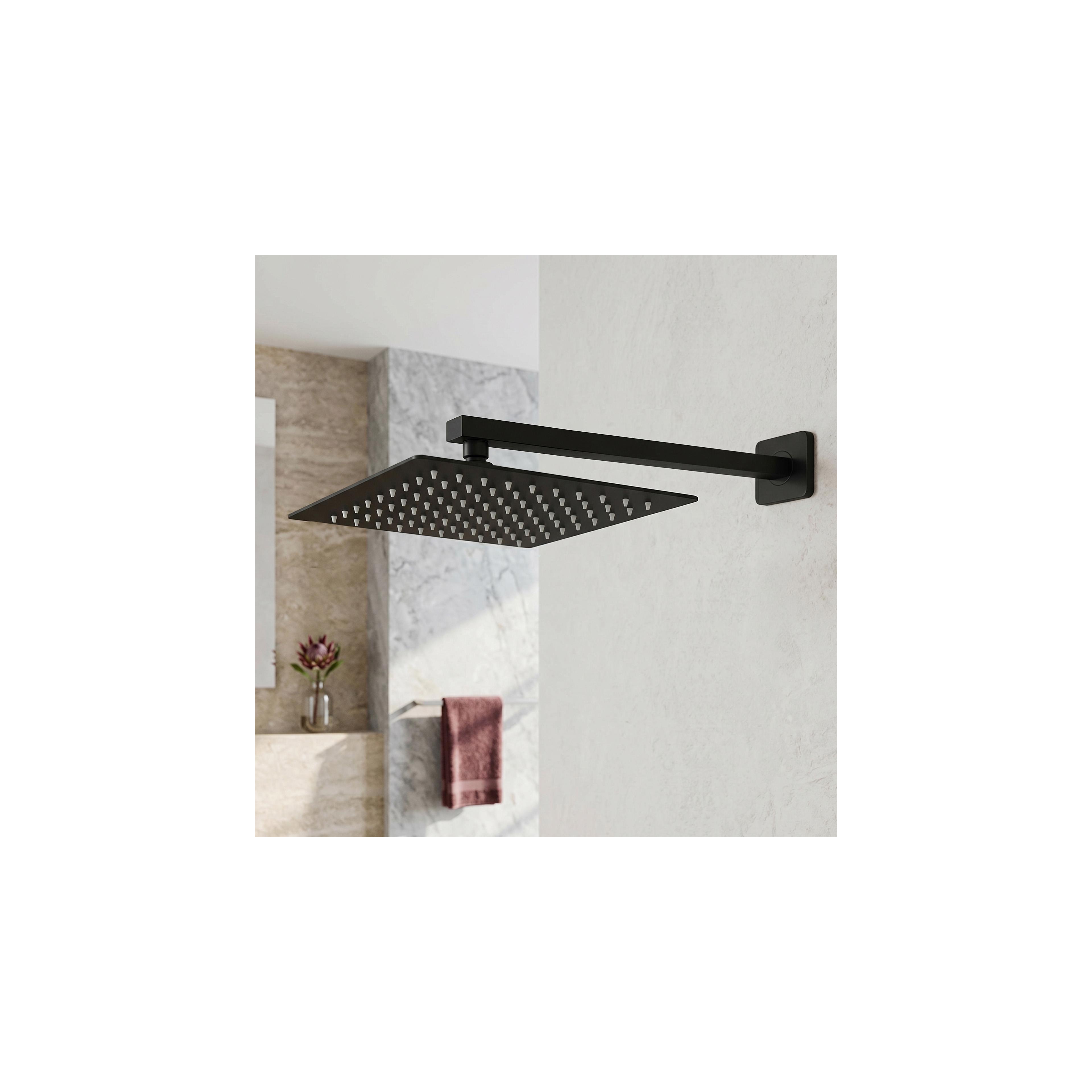 Квадратен душ пита REA JS-P015B 30cm Black