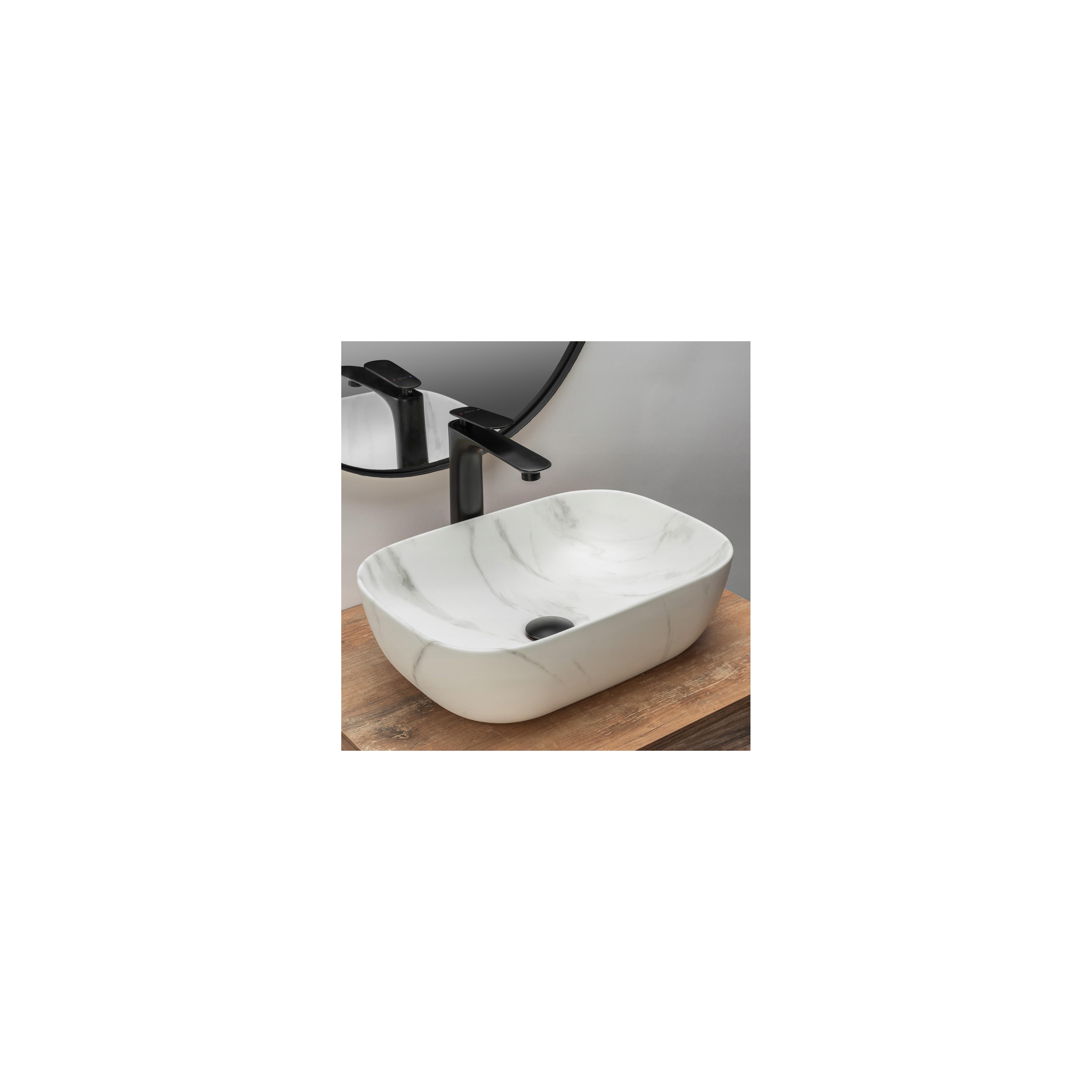 Opzetwastafel Rea Belinda Marble Marble Mat