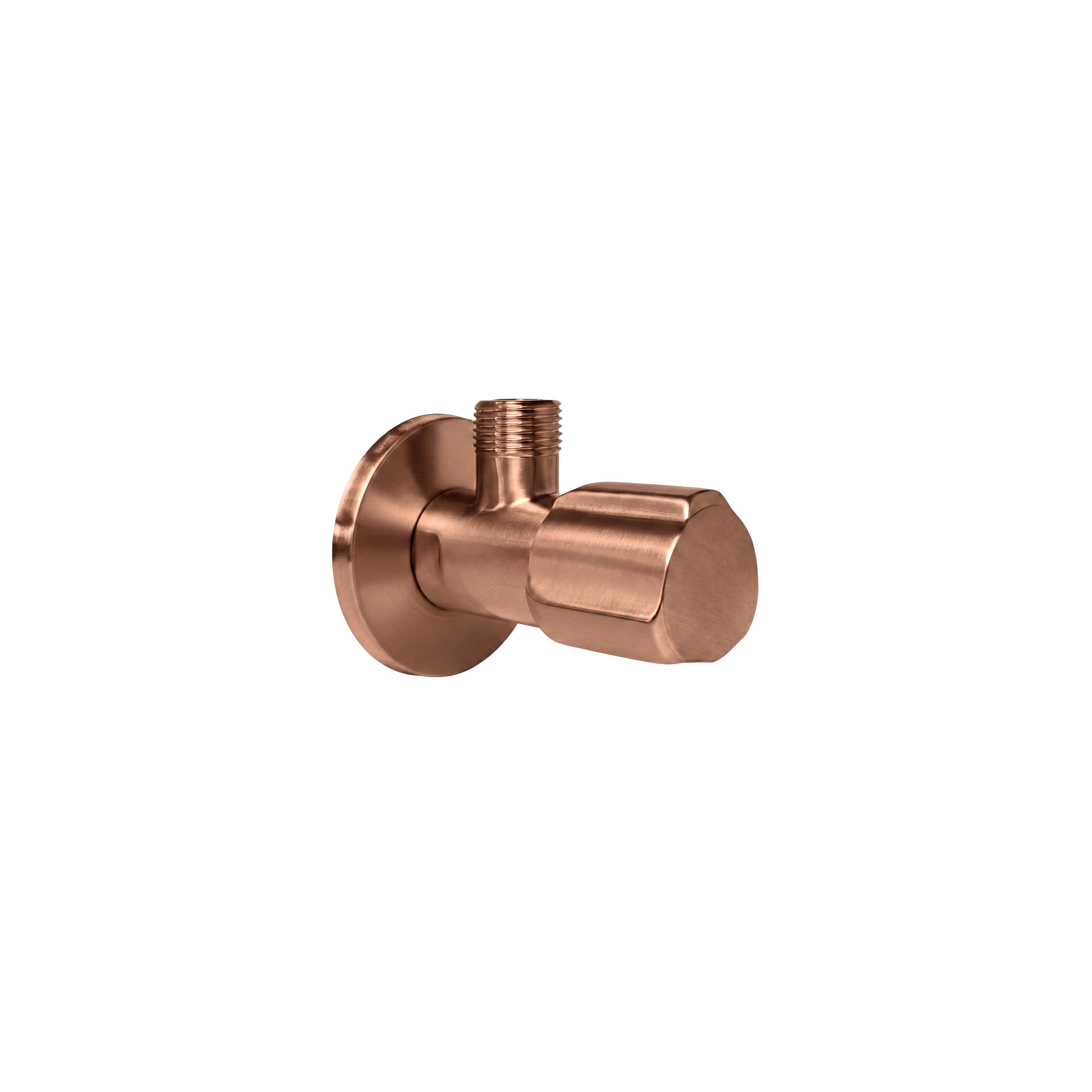 Ъглов вентил 02  1/2" x 3/8" Brush Copper