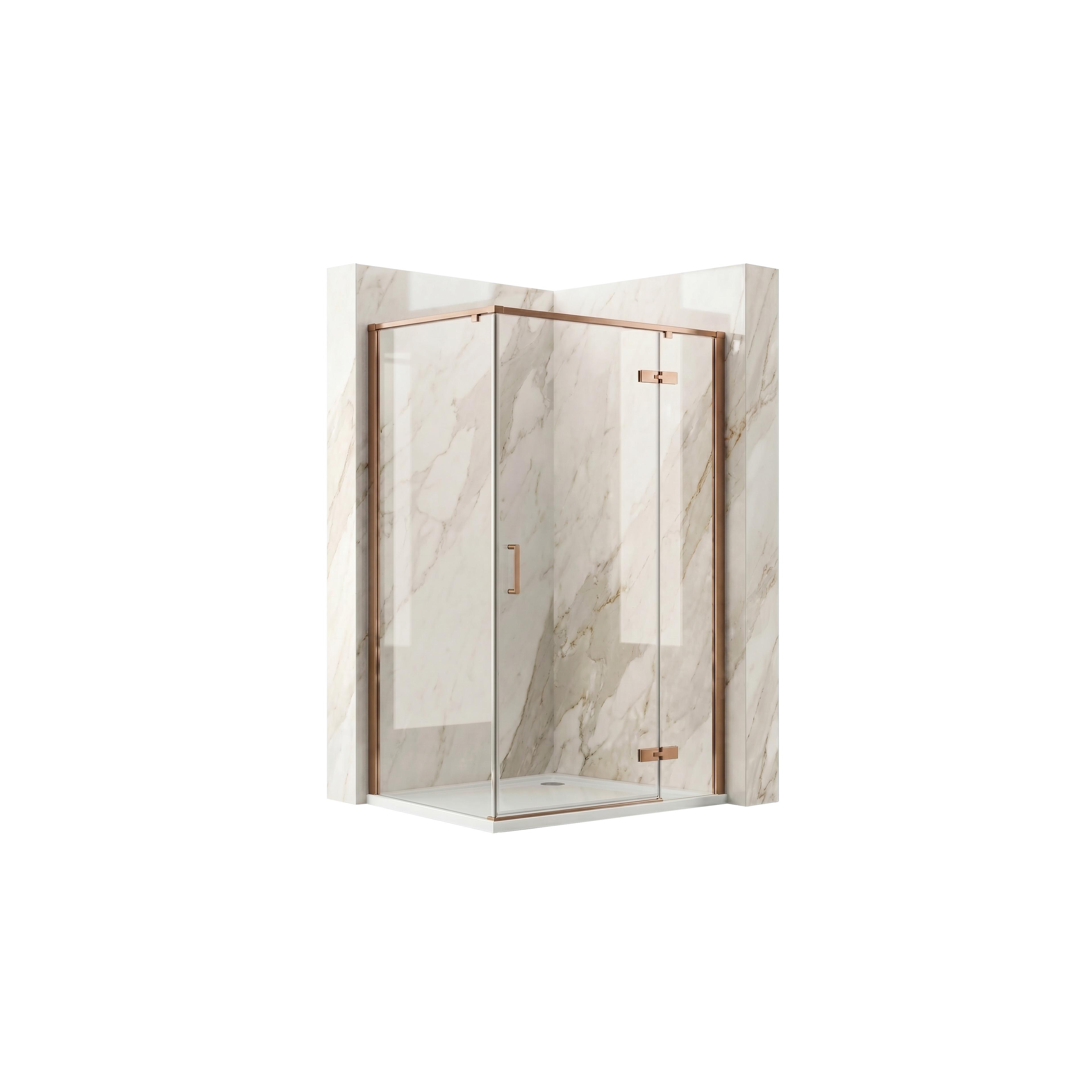 Duschkabine Rea Bruno 120x90 Brush Copper