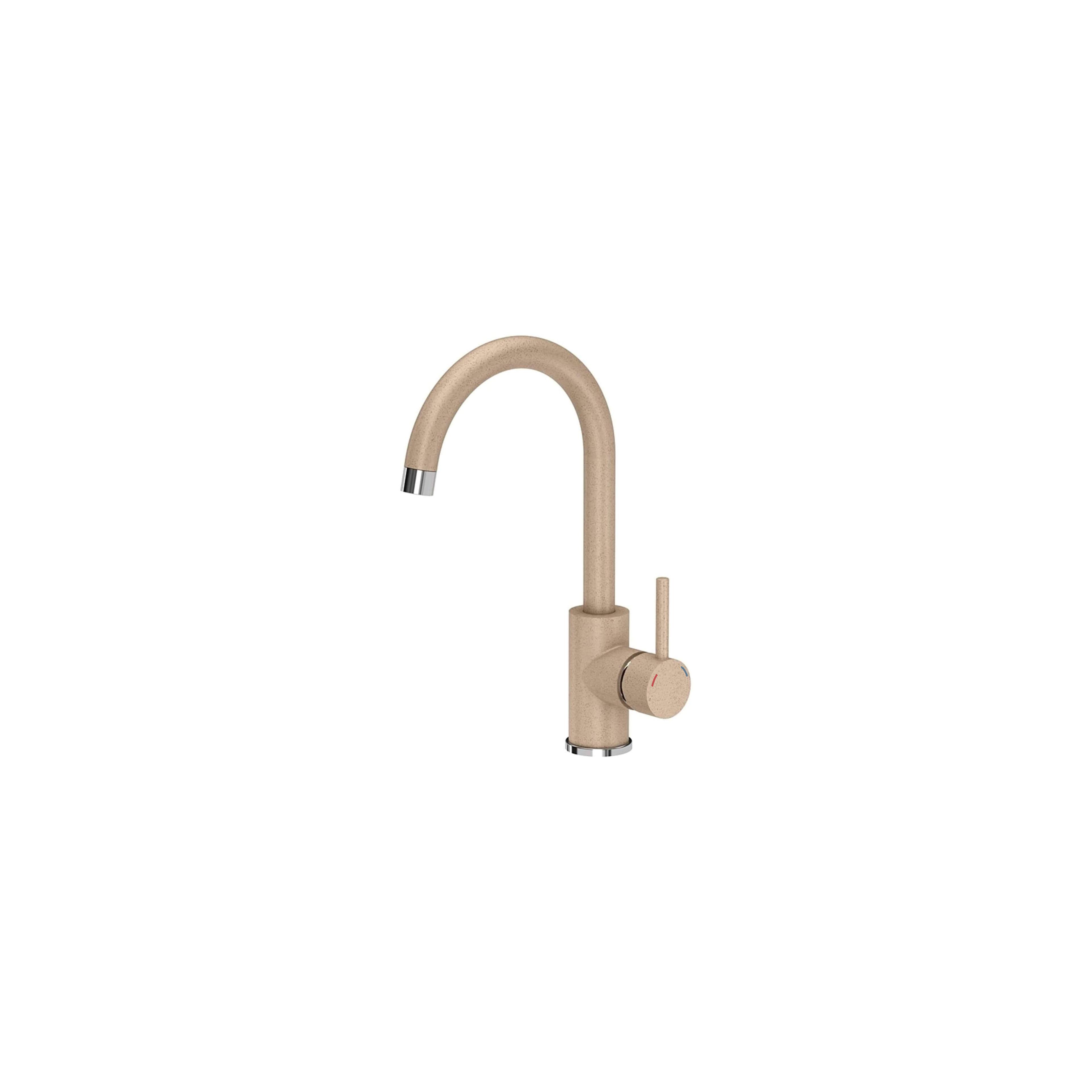 Spülbecken granit Nils Beige set 5in1