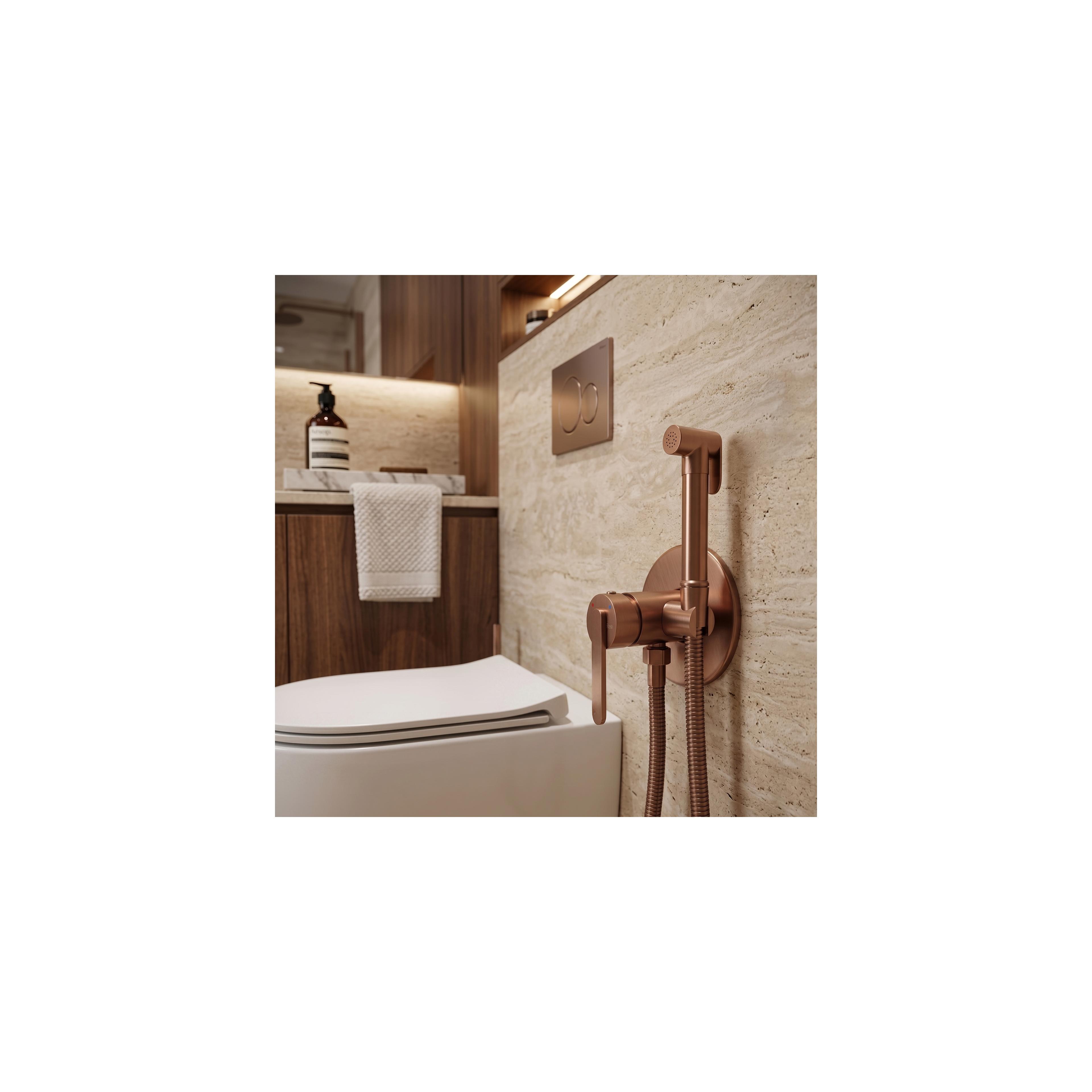 Bidet faucet Rea Ontario Brush Copper