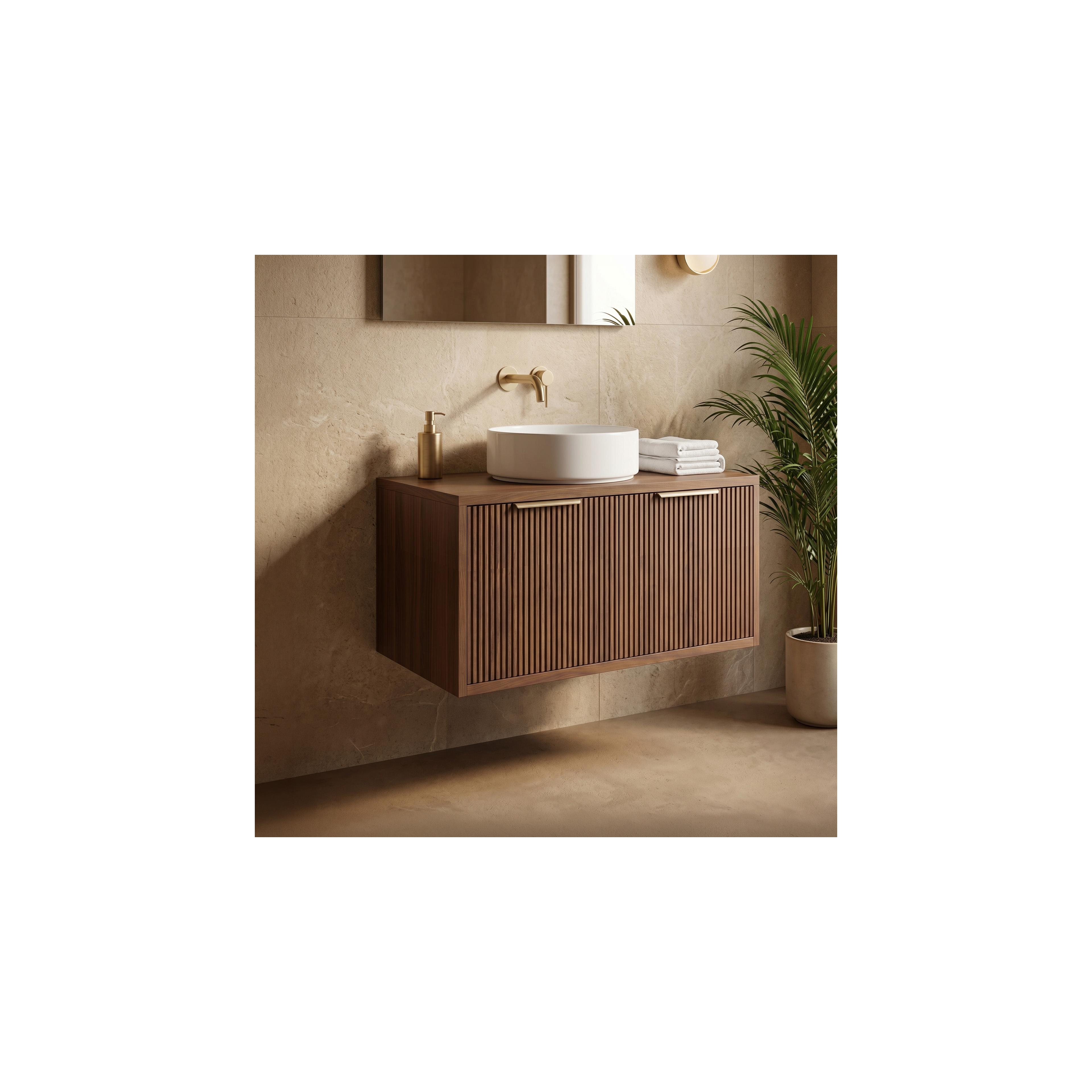 Waschtischunterschrank Rea Core 80cm Brown