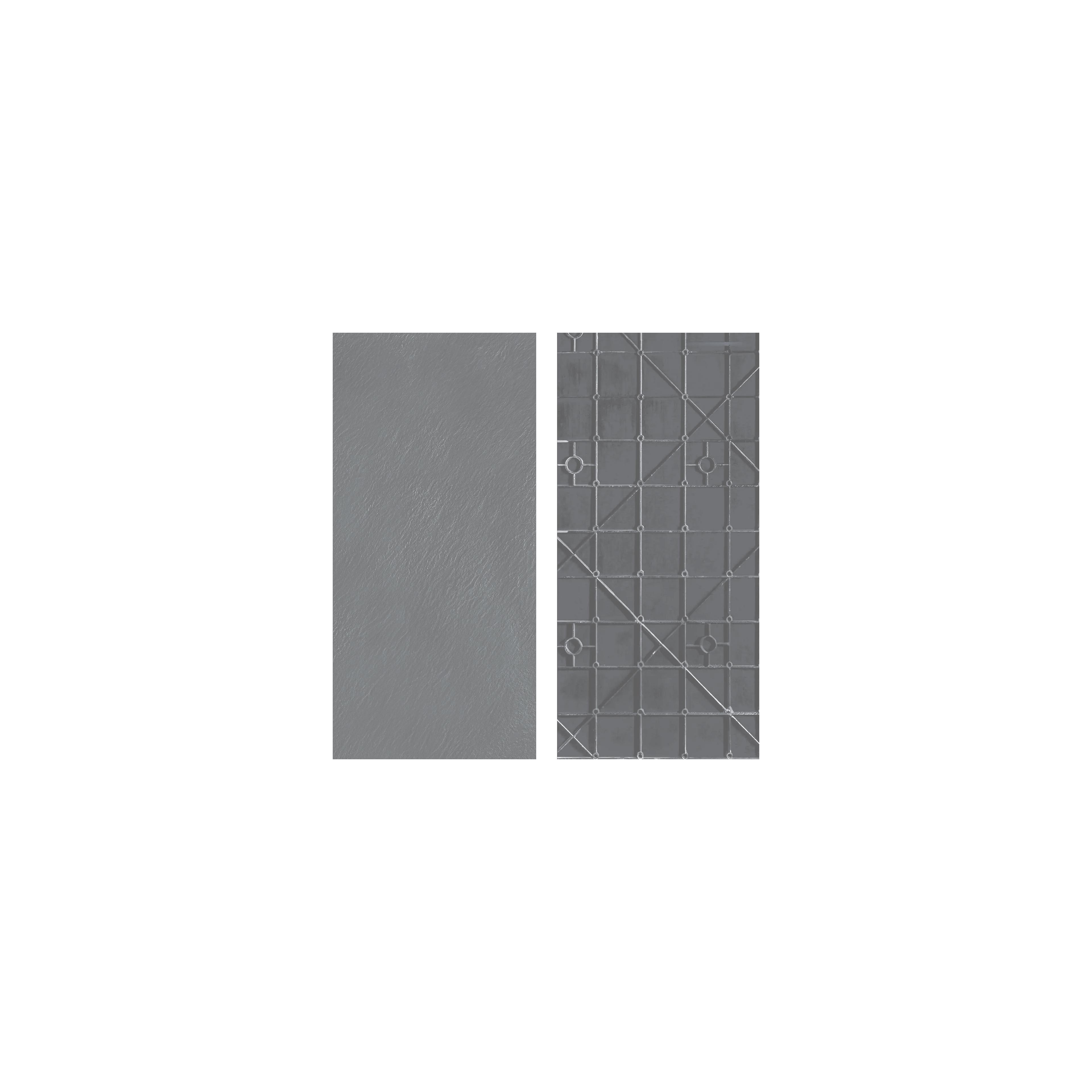 Duschtasse Magnum Grey 90x90