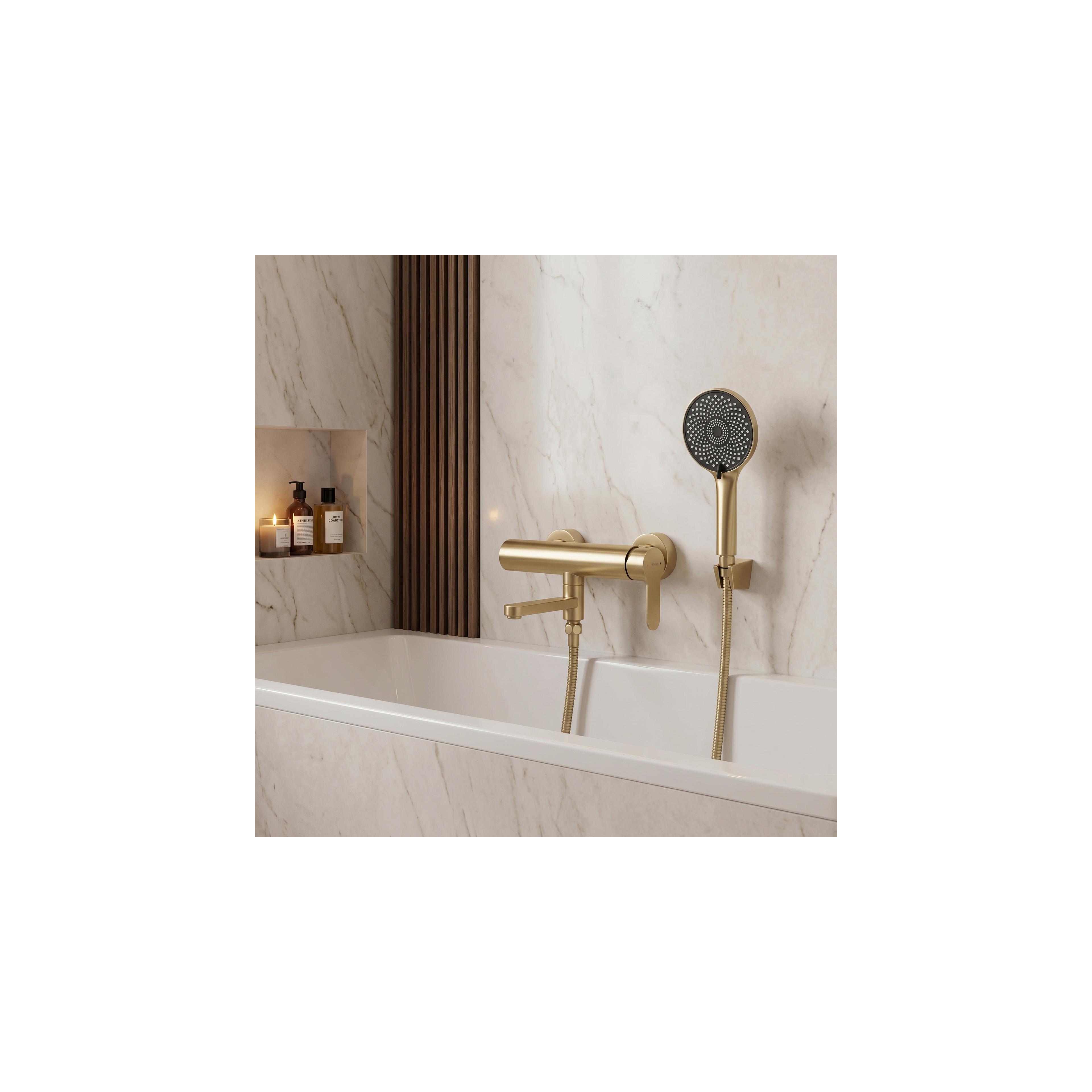 Wannenarmatur Rea Arcos Brushed Gold