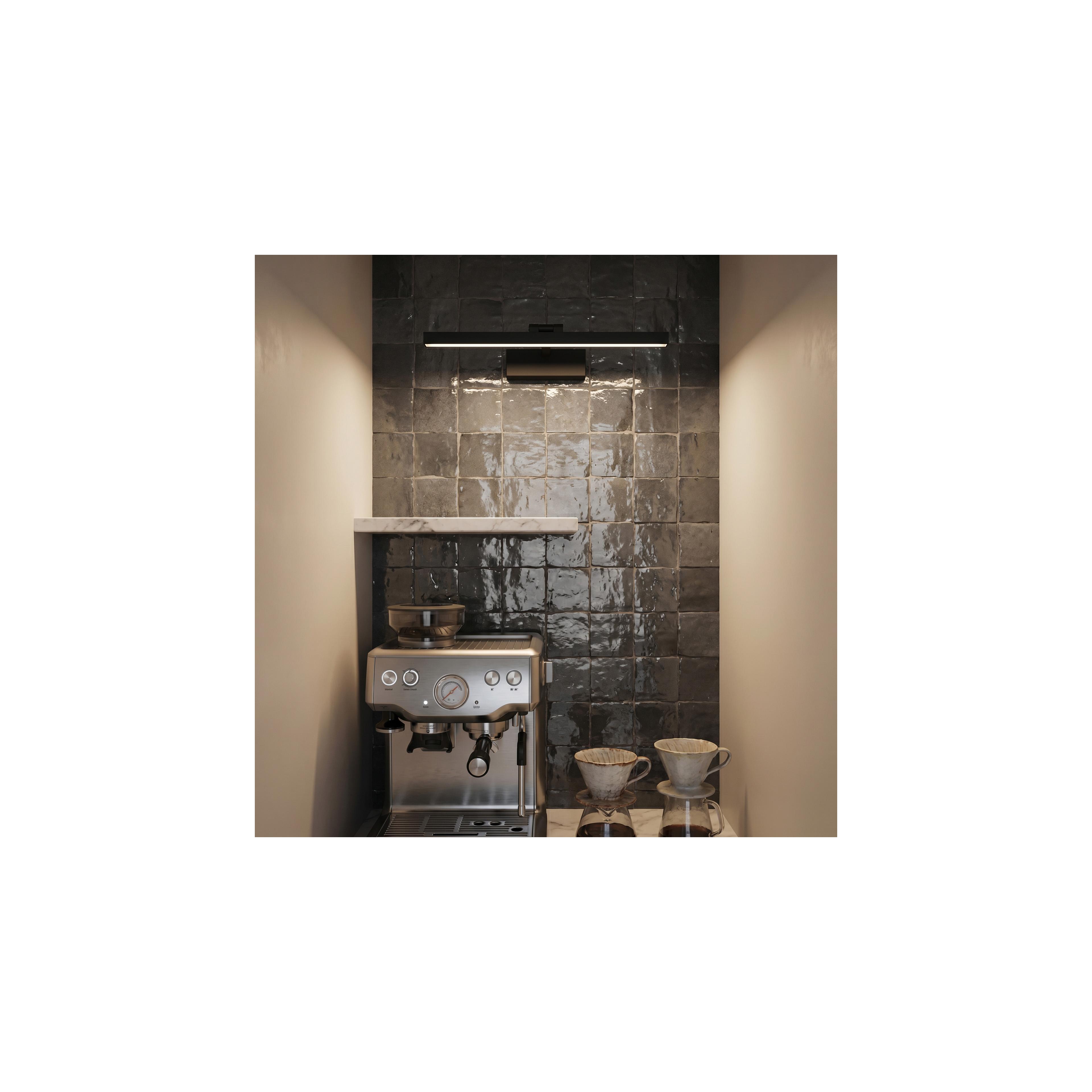 LED аплик за баня  APP1866-1W 40 cm Black