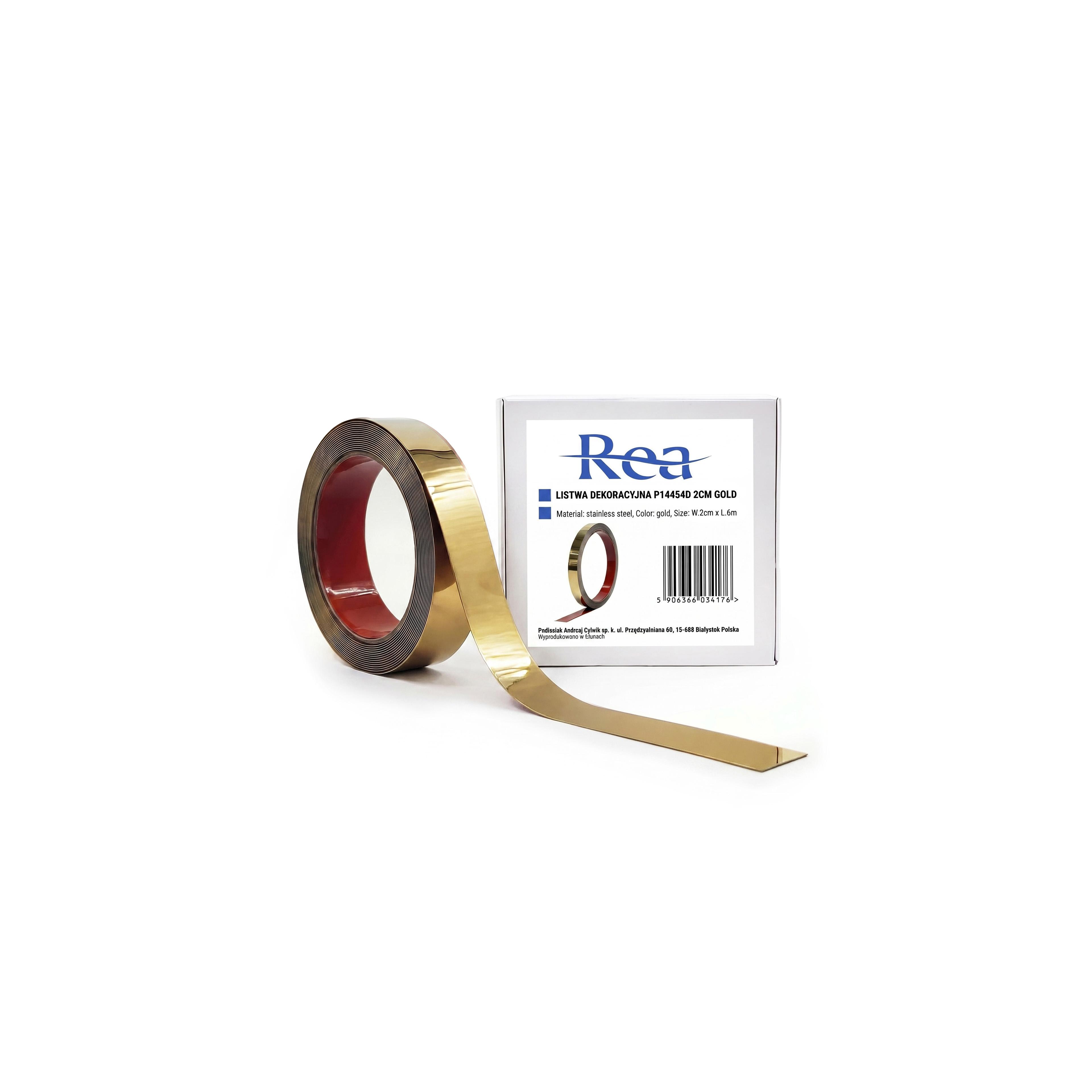 Selbstklebende Zierleiste Rea P14454D 2cm Gold