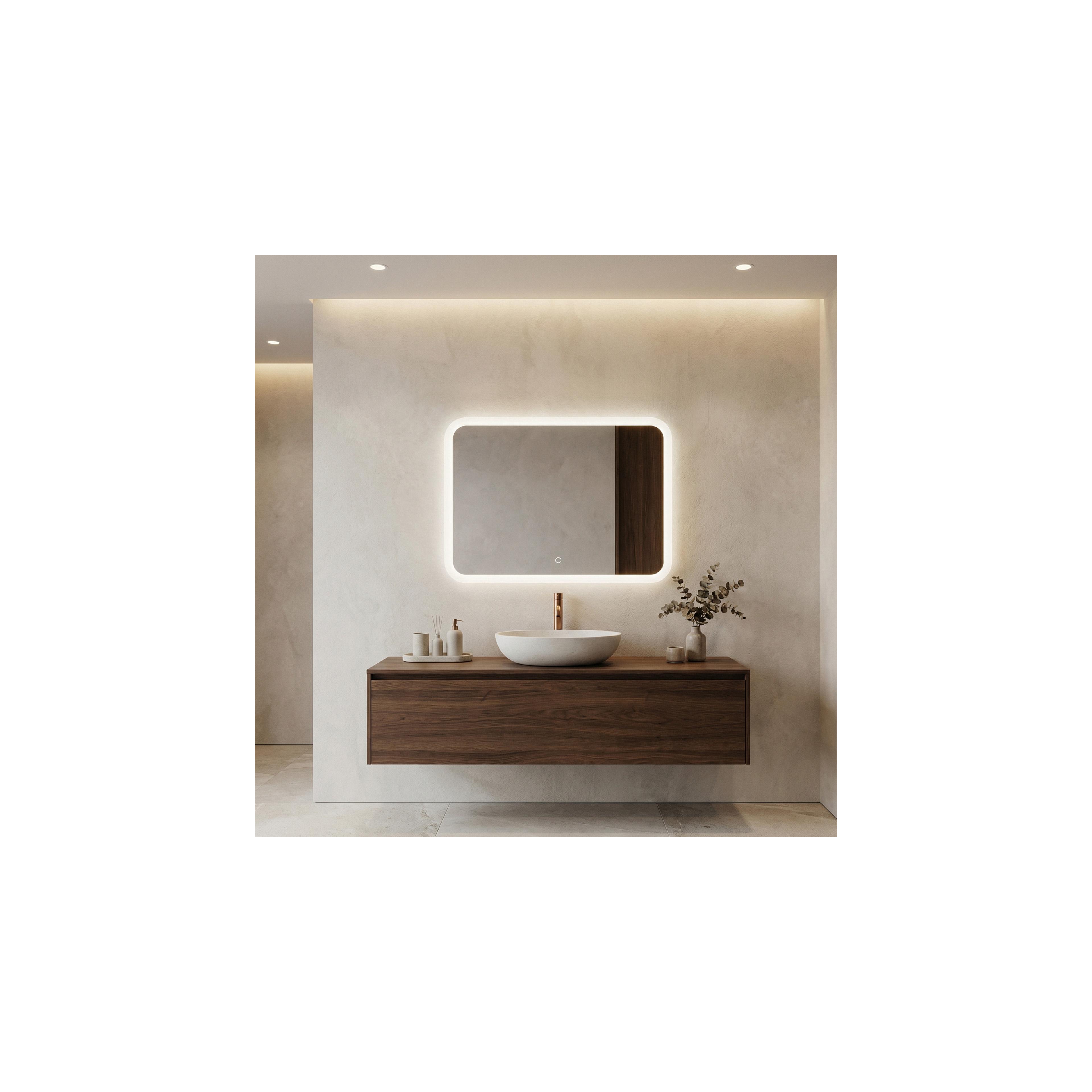 Spiegel LED 80x60cm TOP-3