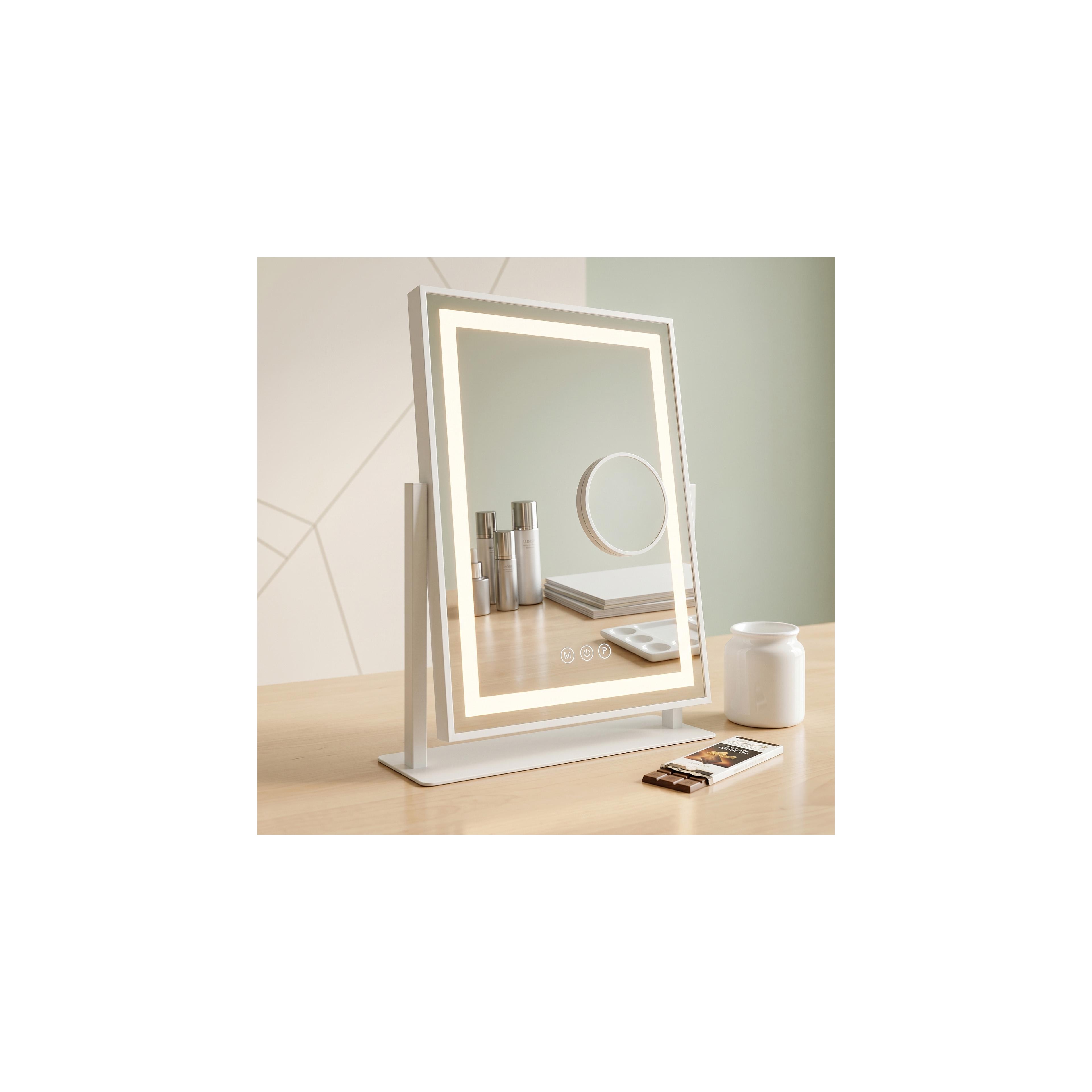 Spiegel LED LUMI White 30x40cm