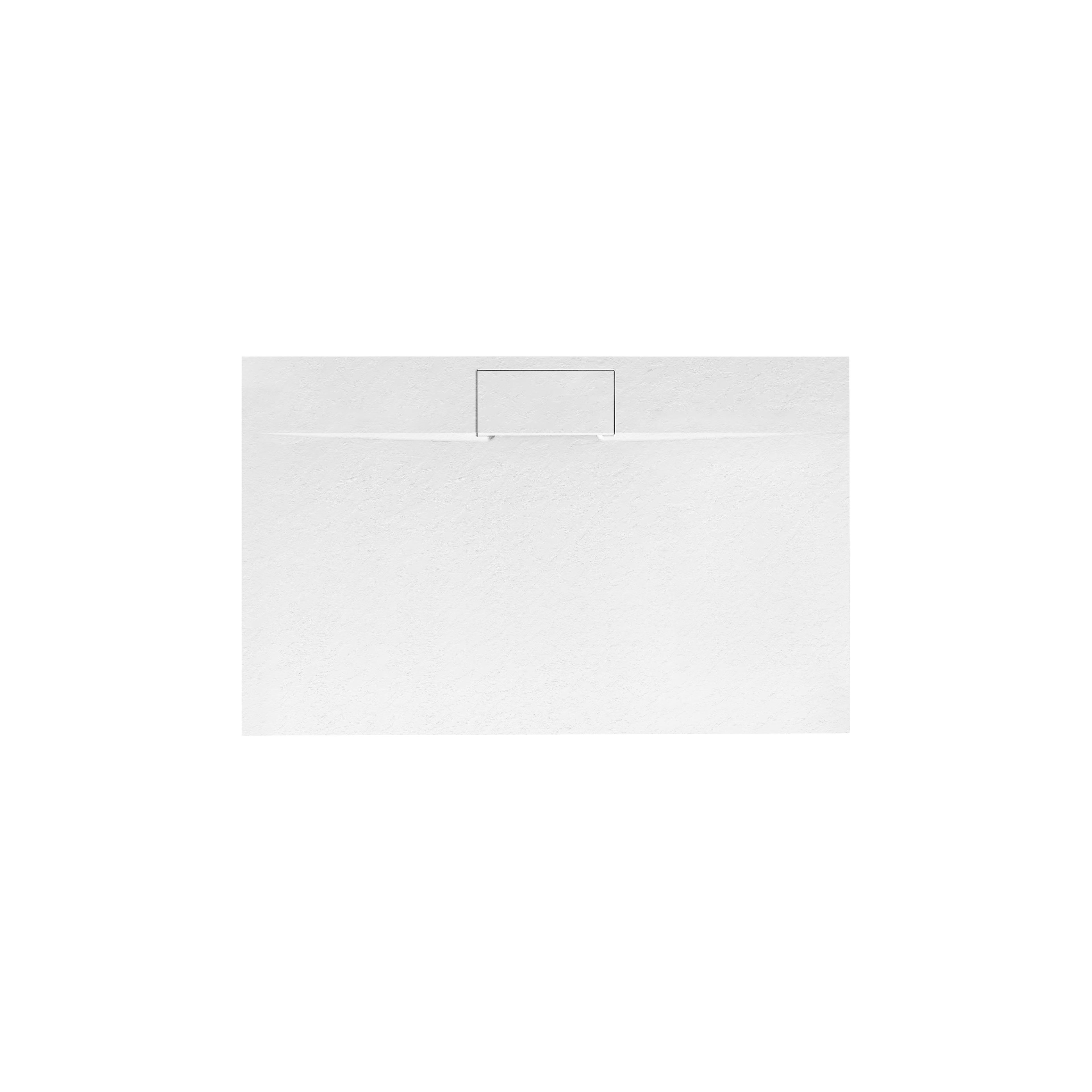 Duschtasse Bazalt long White 80x100