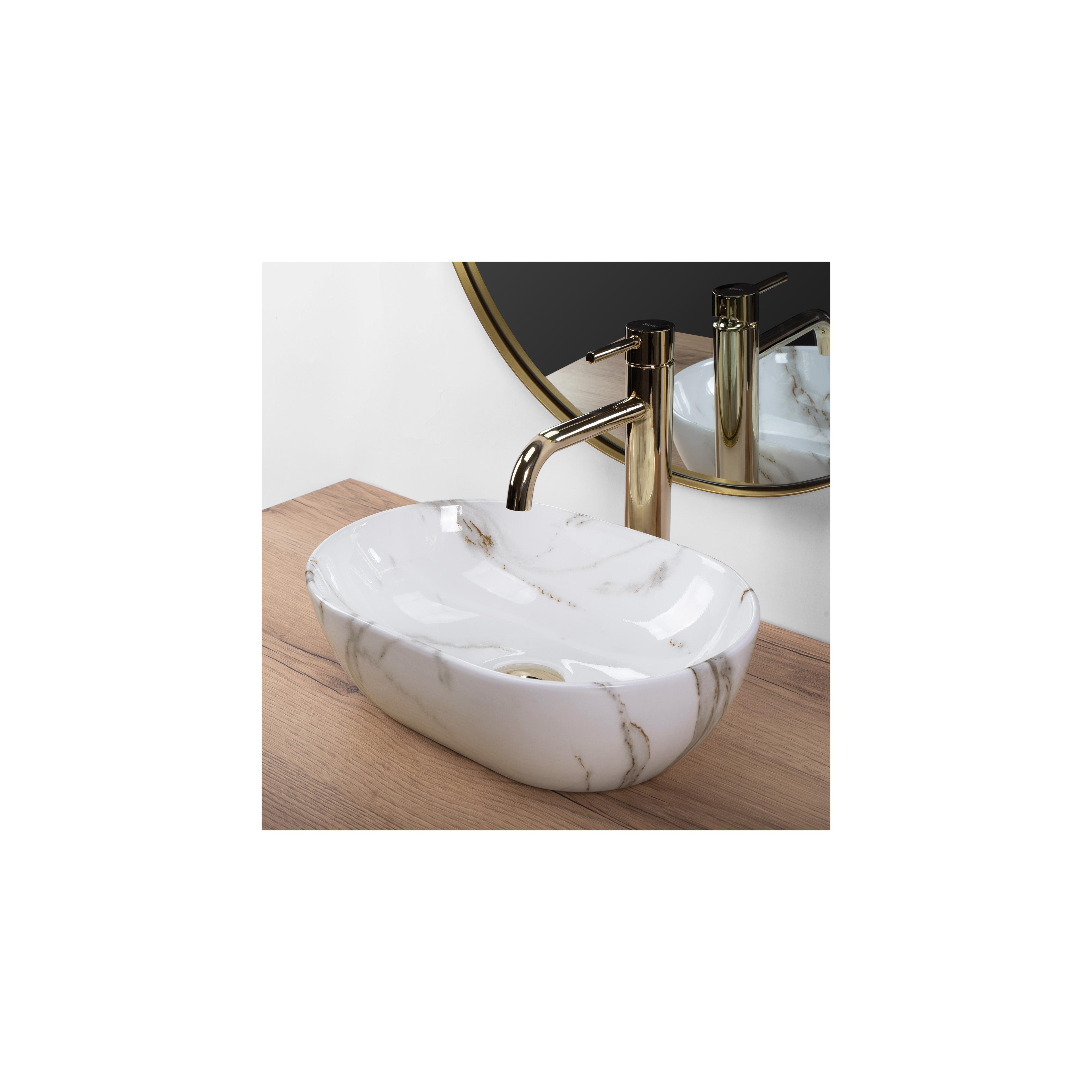 Νιπτήρας Rea AMELIA MINI AIAX SHINY  (38 x Π 26 x Υ12)