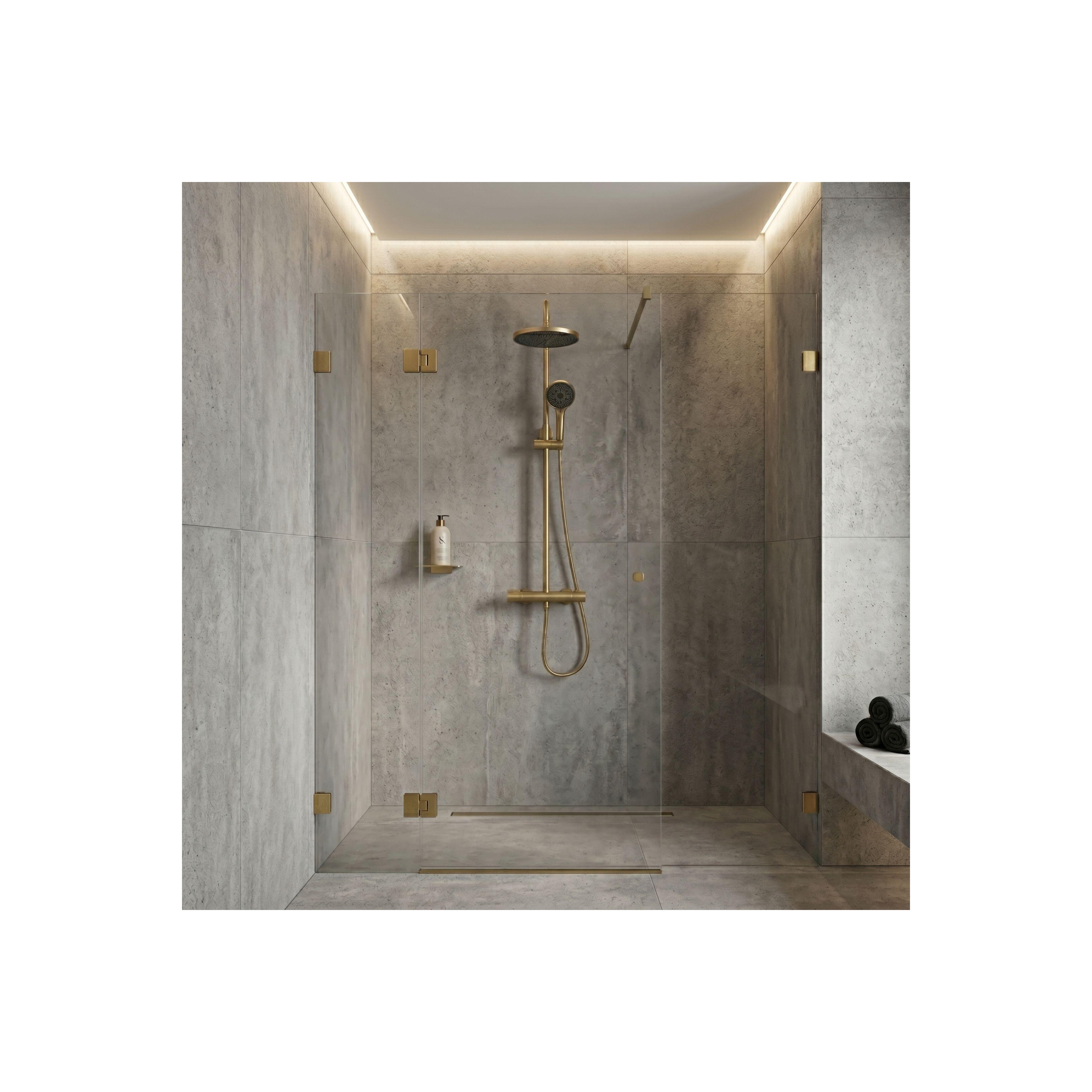 Duschgarnitur Rea Avanti Brush Gold