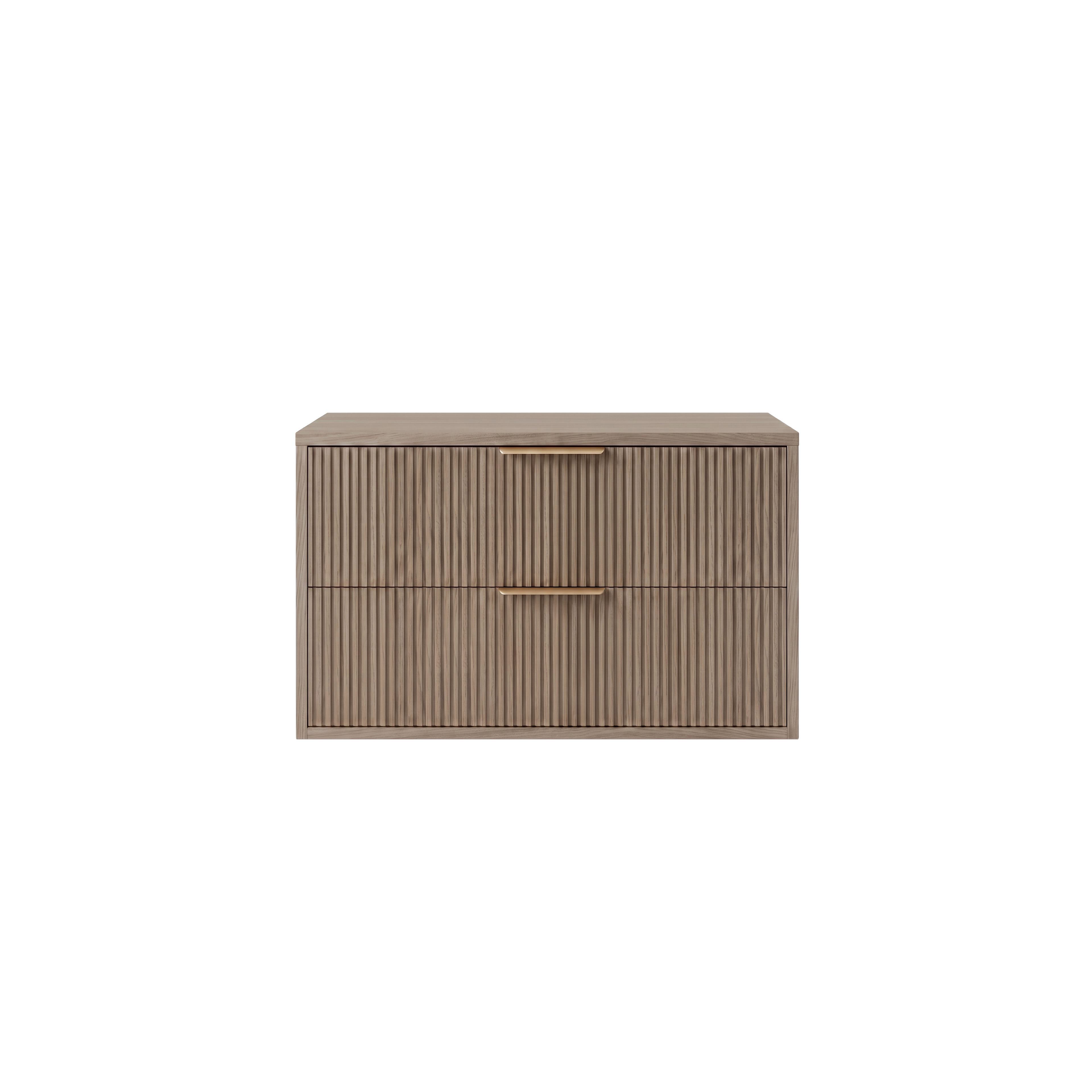 Шкаф за мивка Rea Mono 80cm Grey Oak