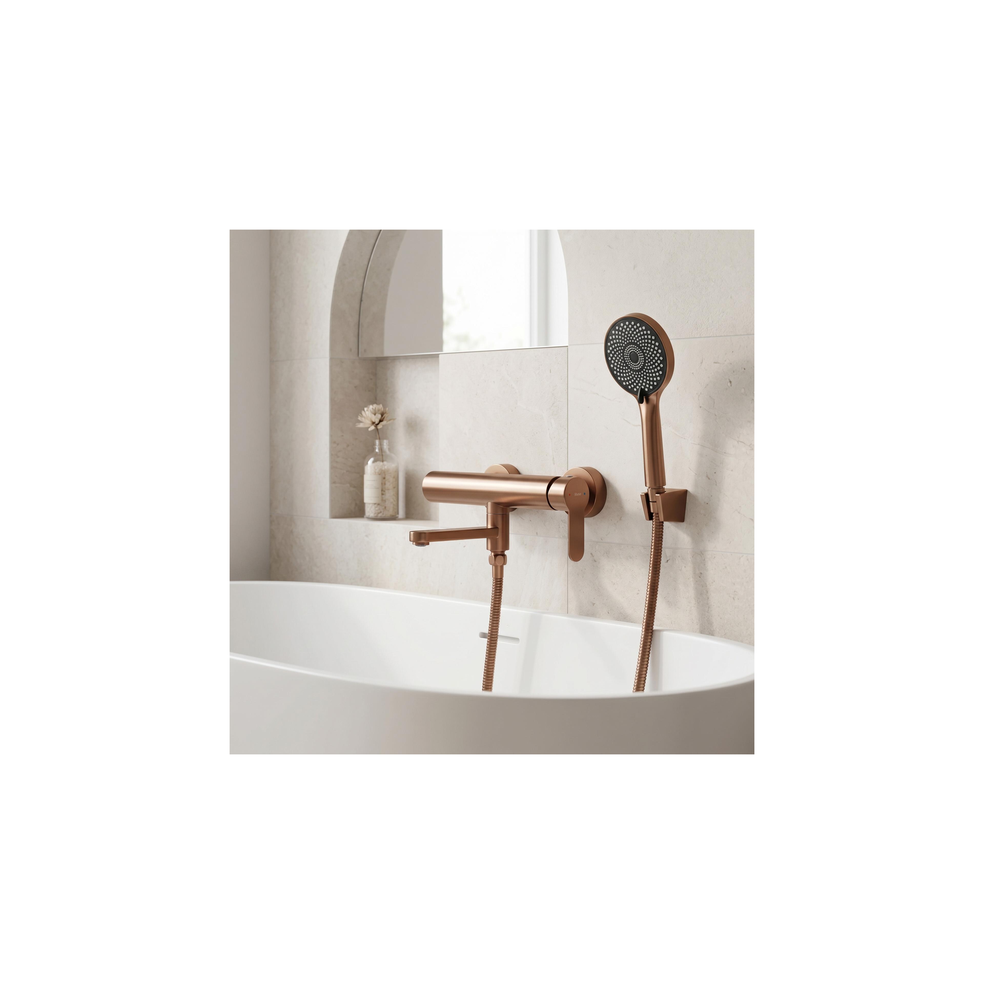 Wannenarmatur Rea Arcos Brushed Copper