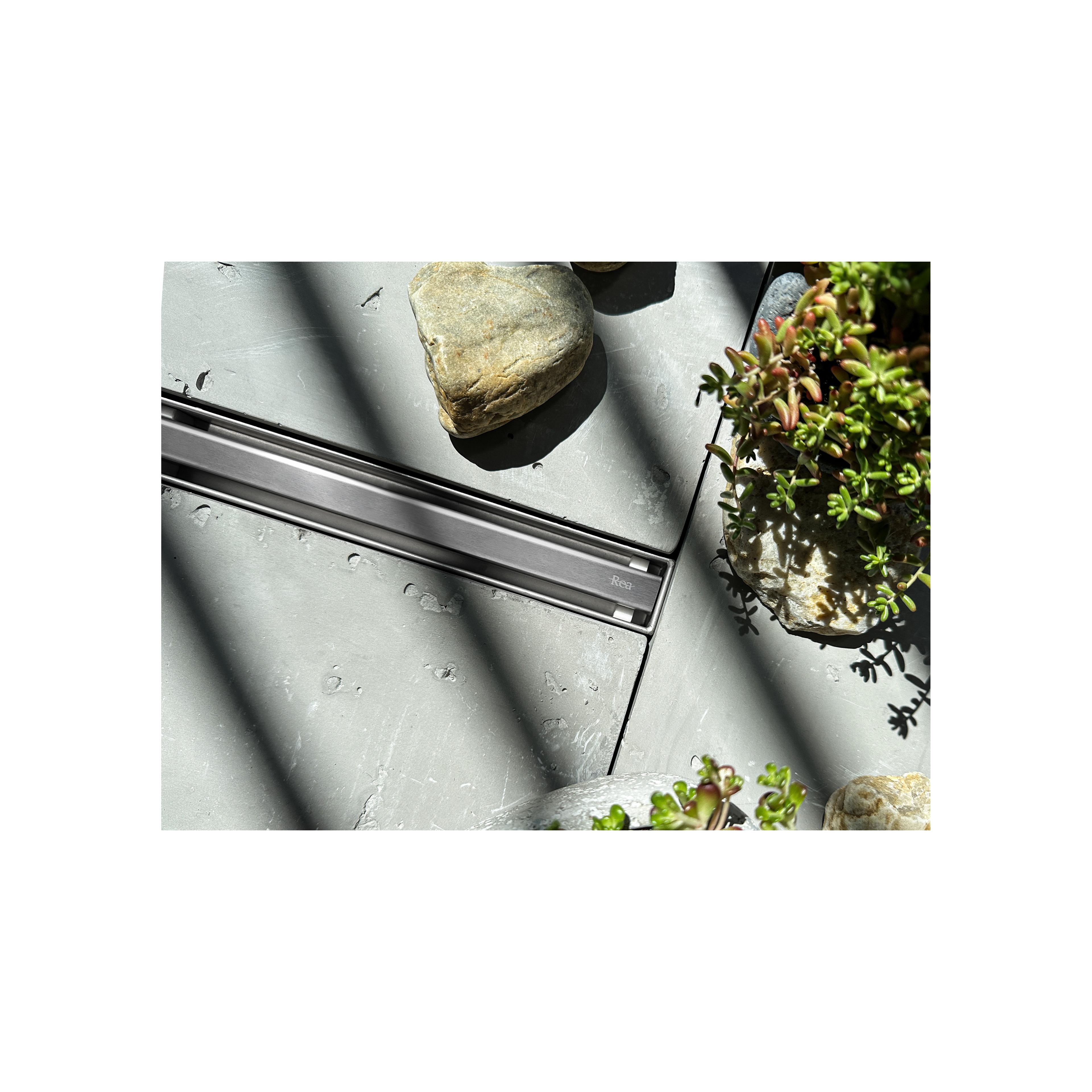 Linear drainage REA Neox Slim pro NICKIEL BRUSH 60
