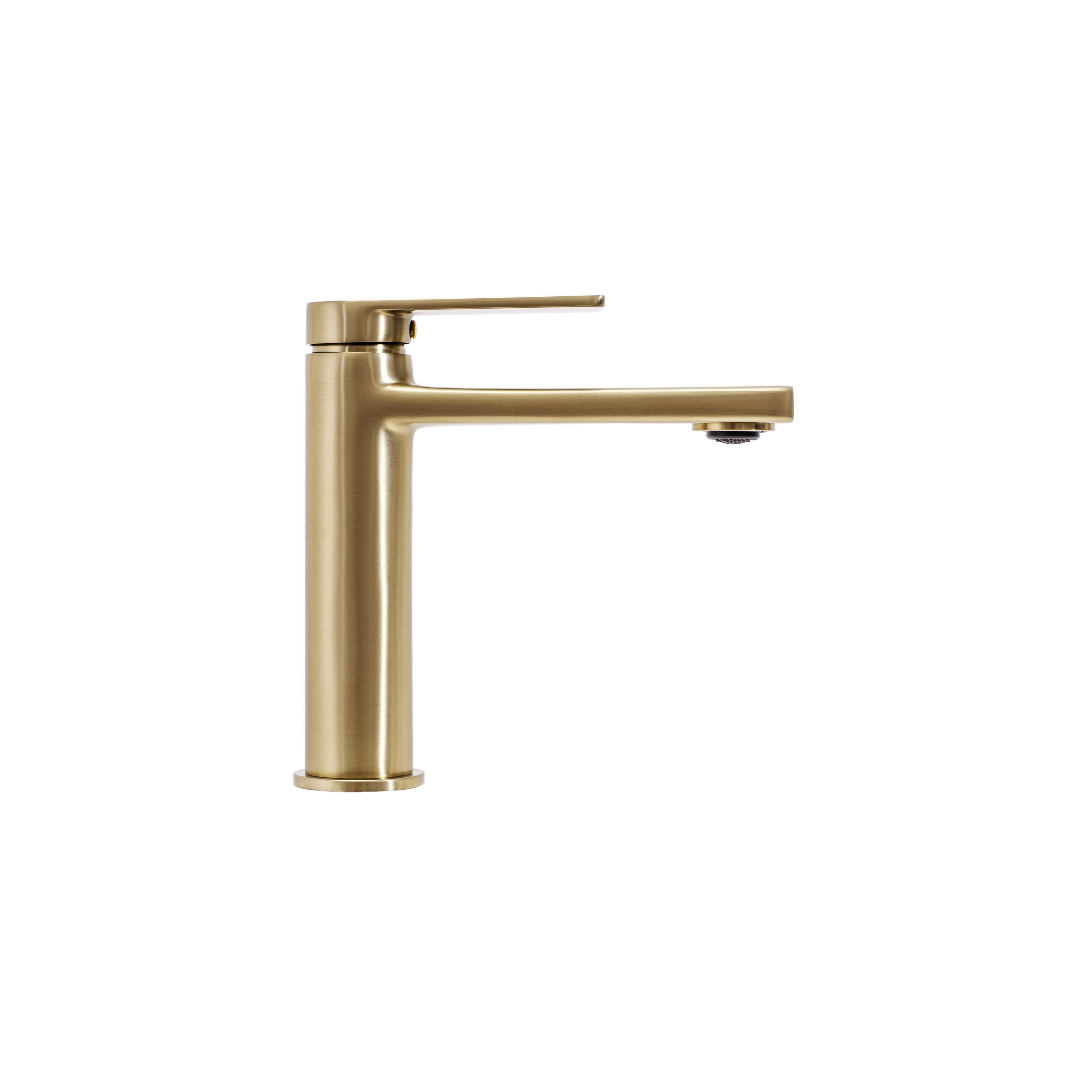 Waschbeckenarmatur Rea Verso Brush Goldlow