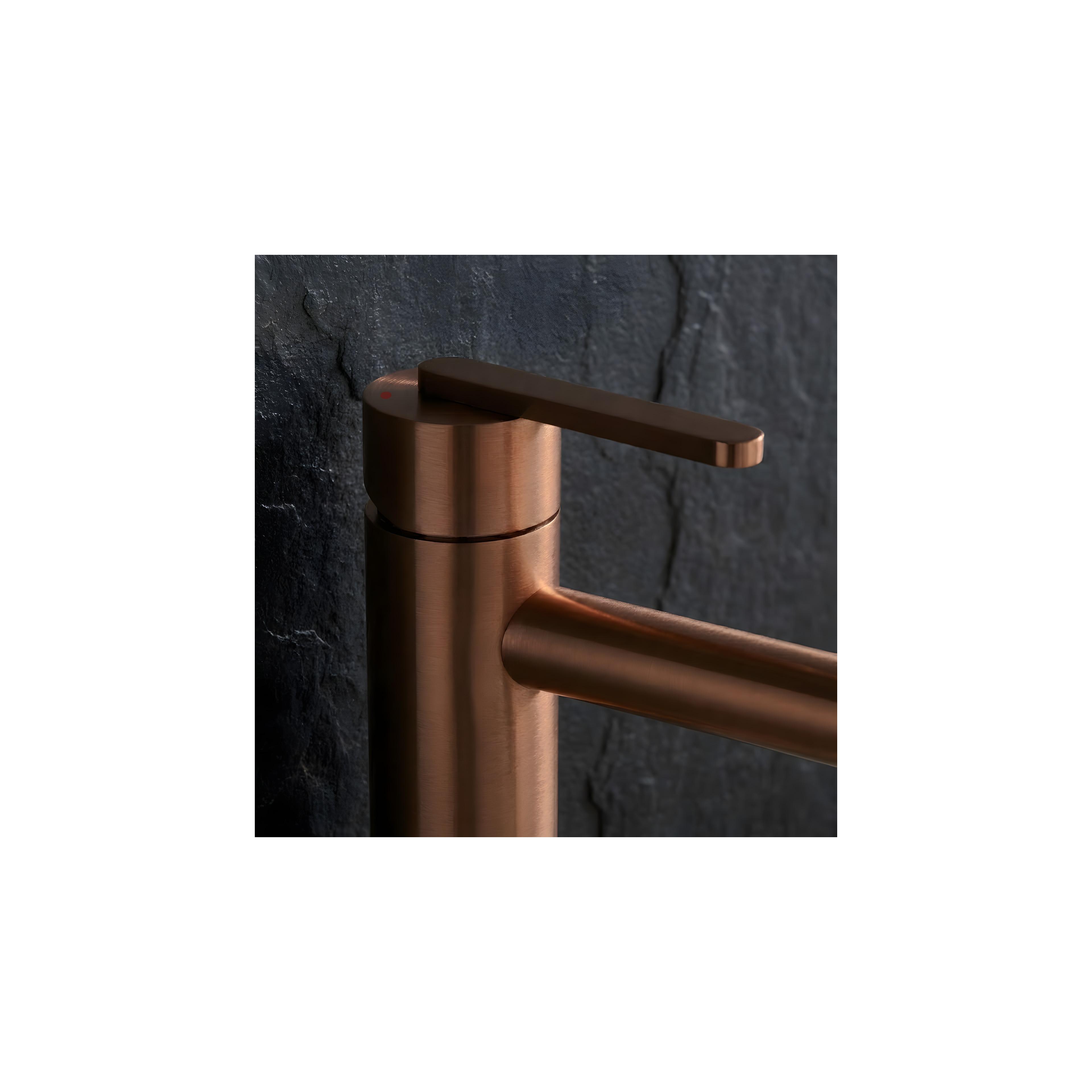 Waschbeckenarmatur Rea Ontario Brush Copper