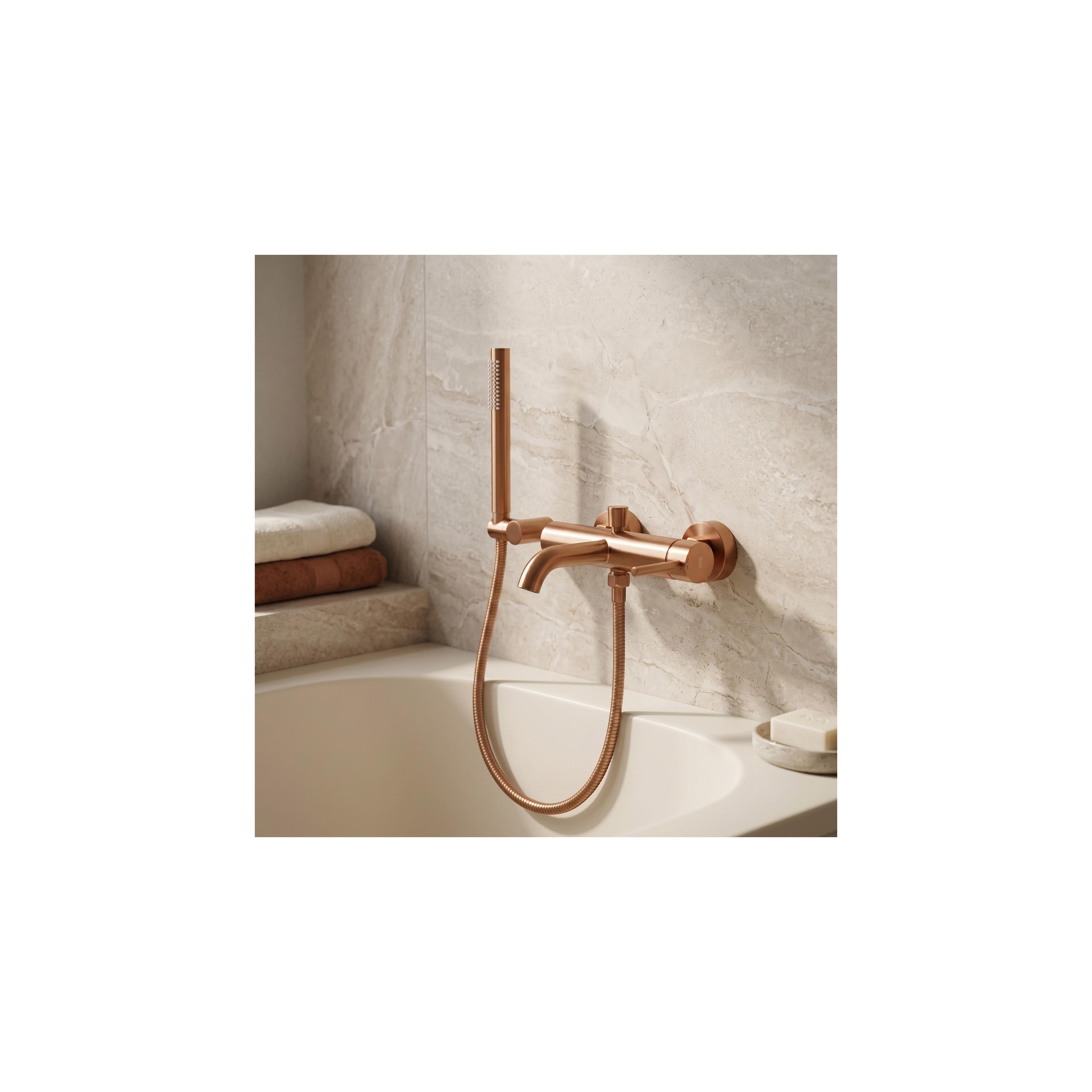 Bathroom faucet Rea Lungo Copper Brush