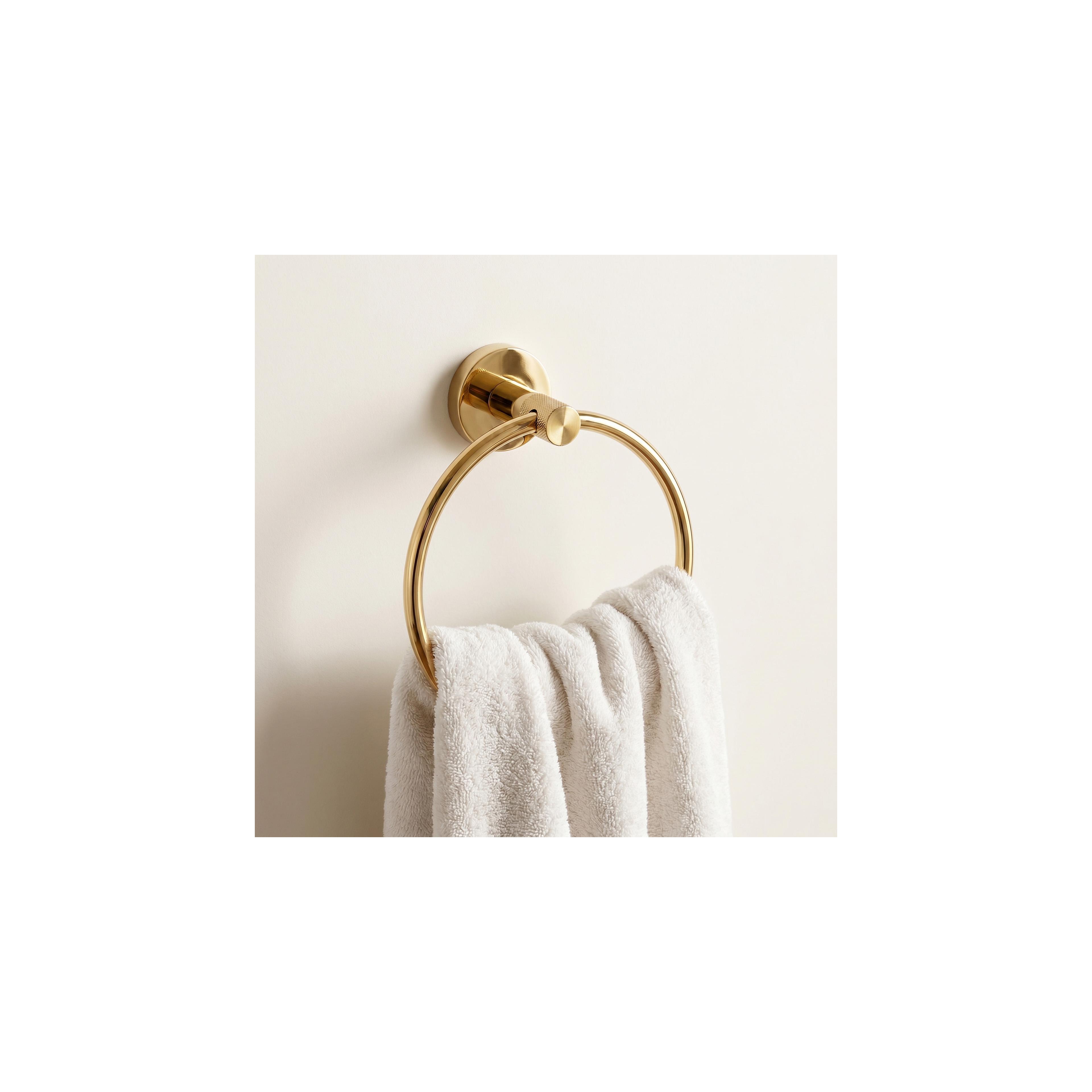 Handtuchhalter Ring 6610 Modern Gold