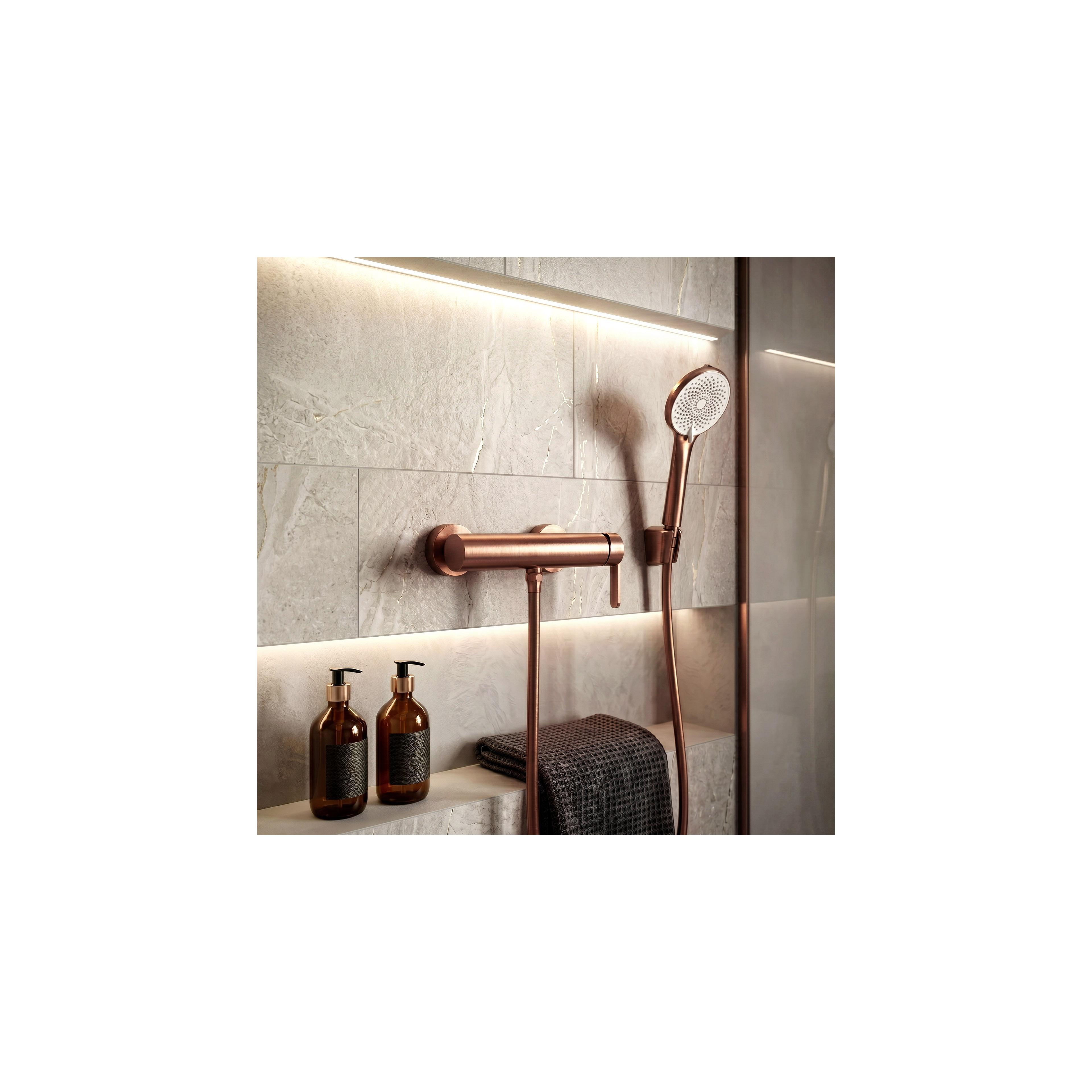 Duschschlauch mit Verdrehschutz Rea Brush Copper 150 cm