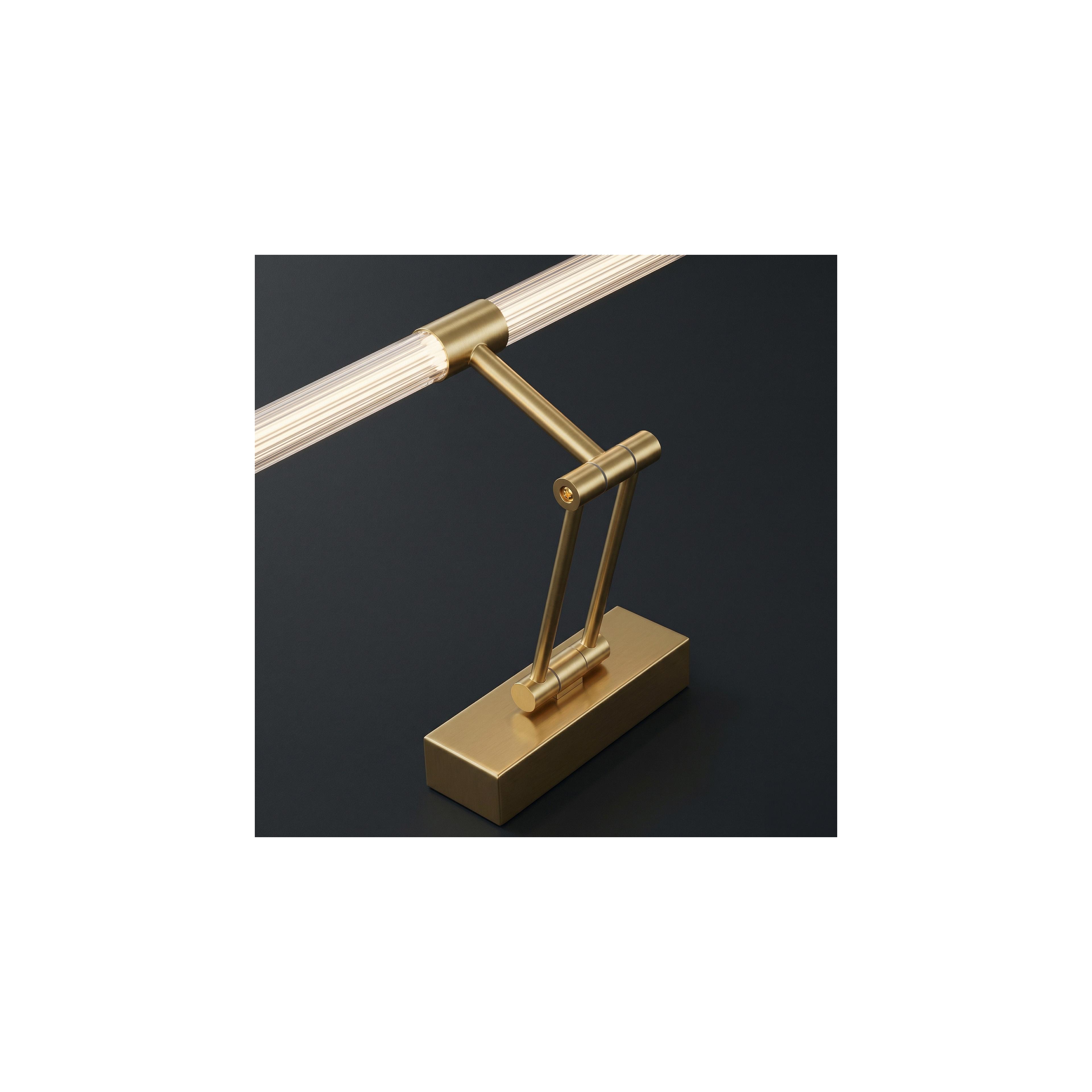 Koupelnové nástěnné LED svítidlo APP1899-1W 40cm BRUSH GOLD