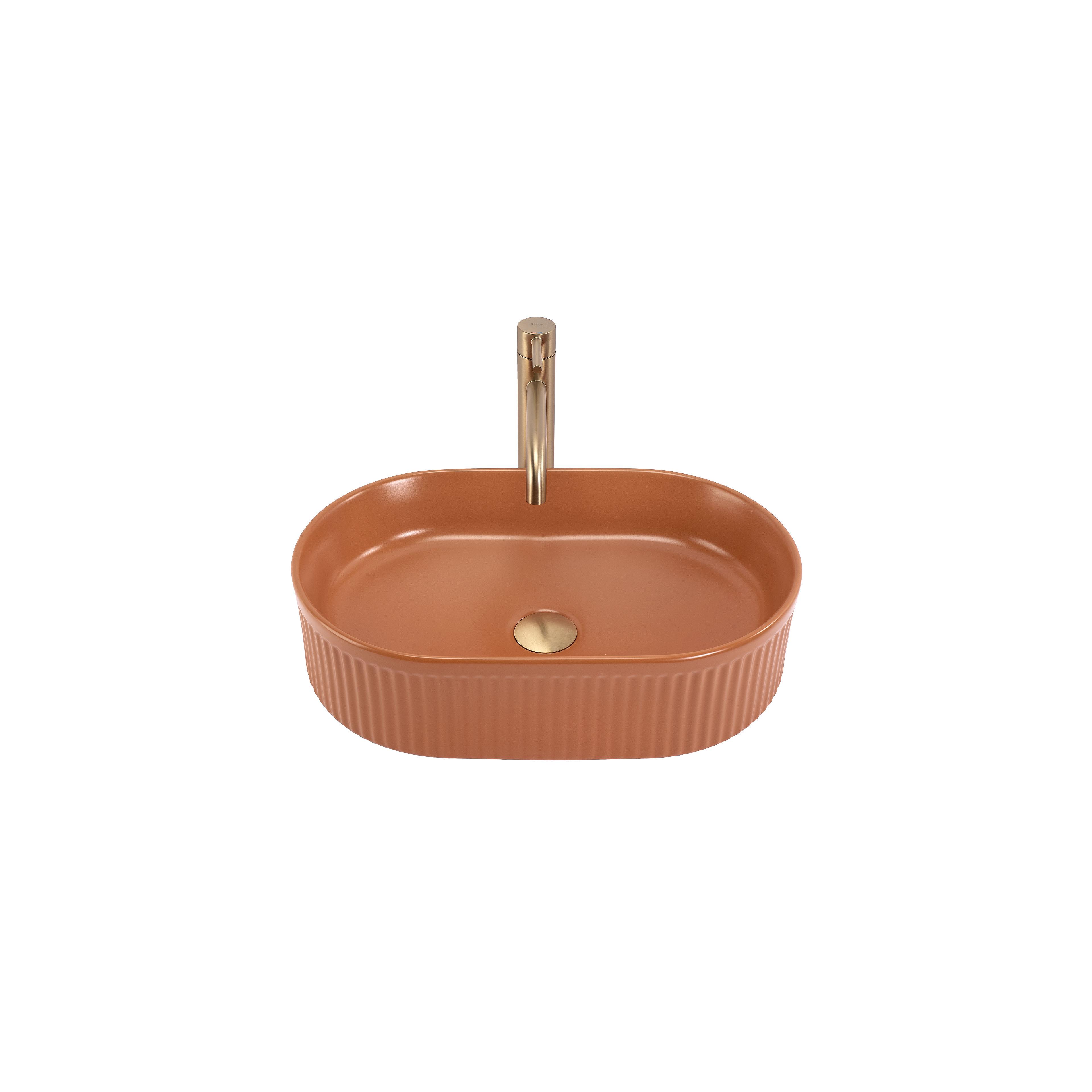 Countertop washbasin Rea Vanda Cinnamon Matt