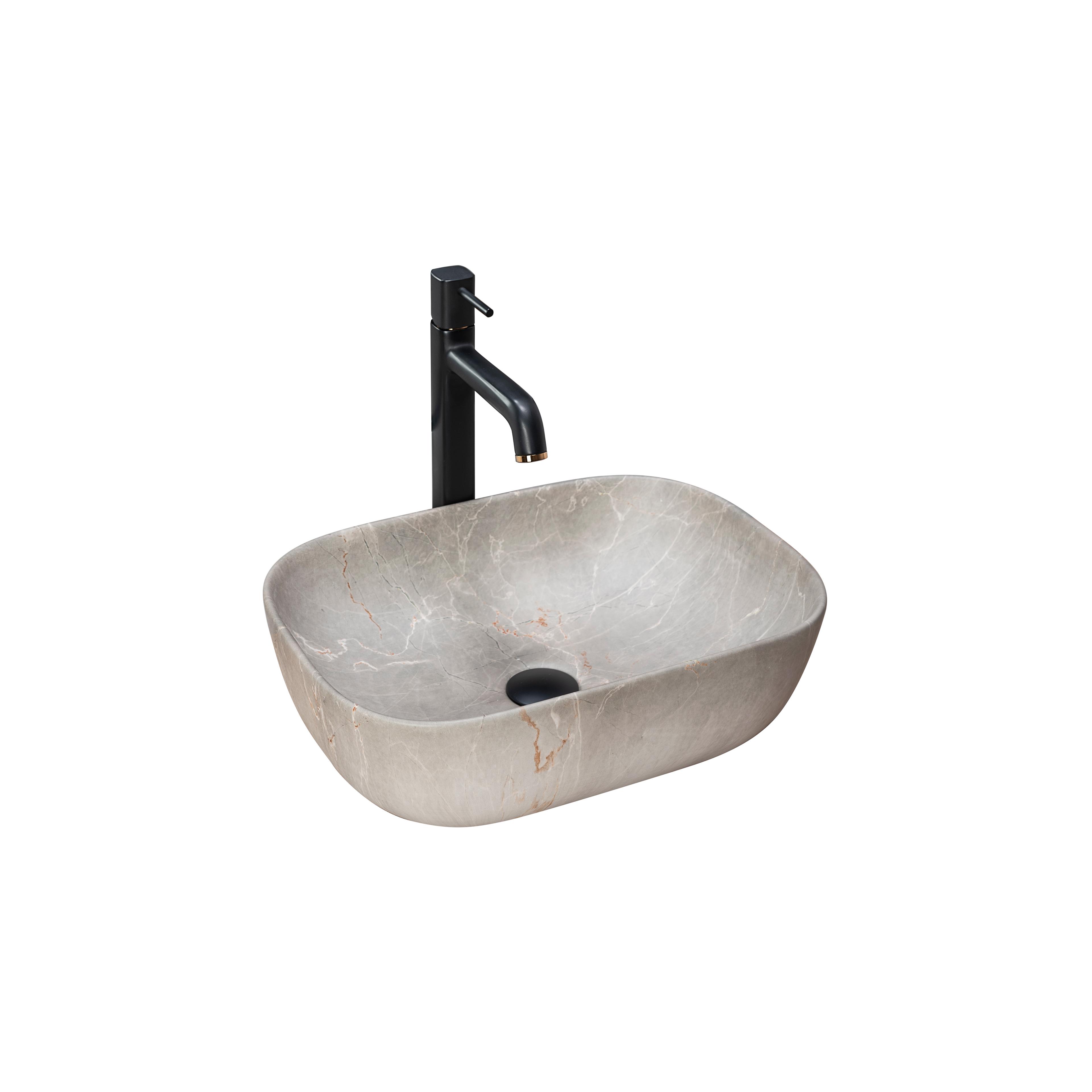 Aufsatzwaschbecken Rea Livia Beige