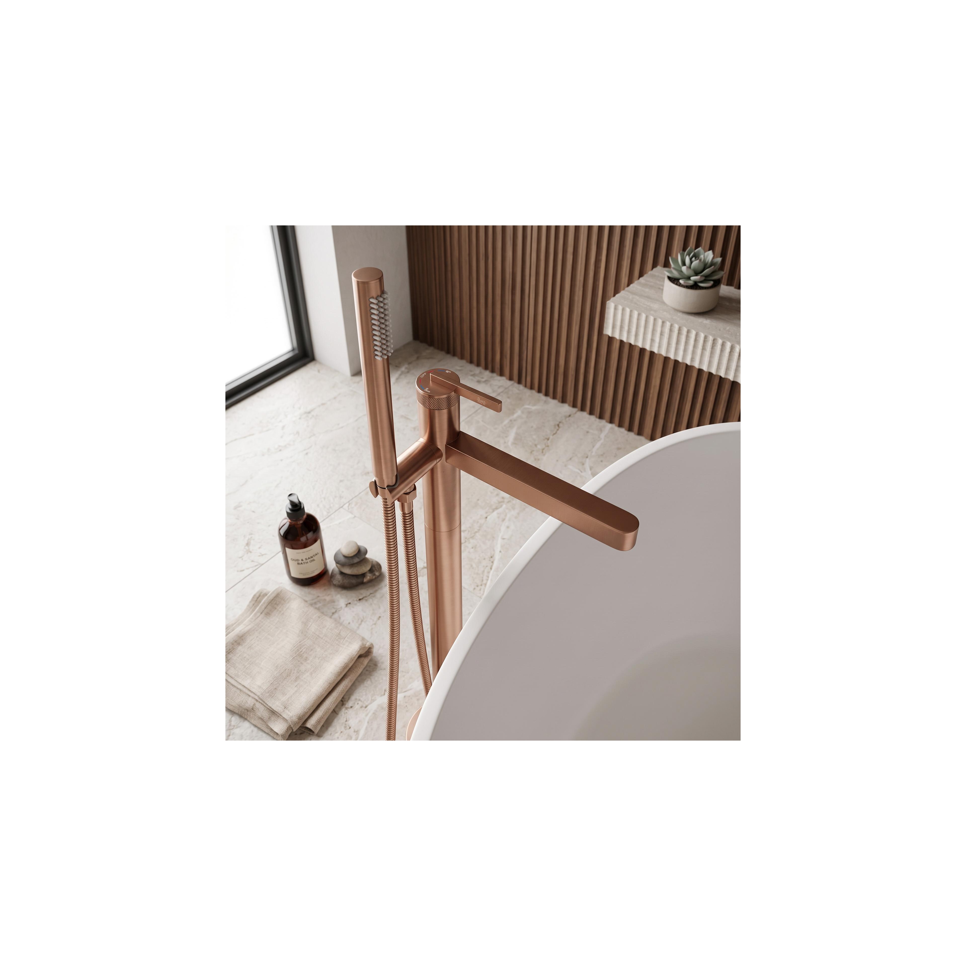 Free-standing faucet Rea Grace Brush Copper