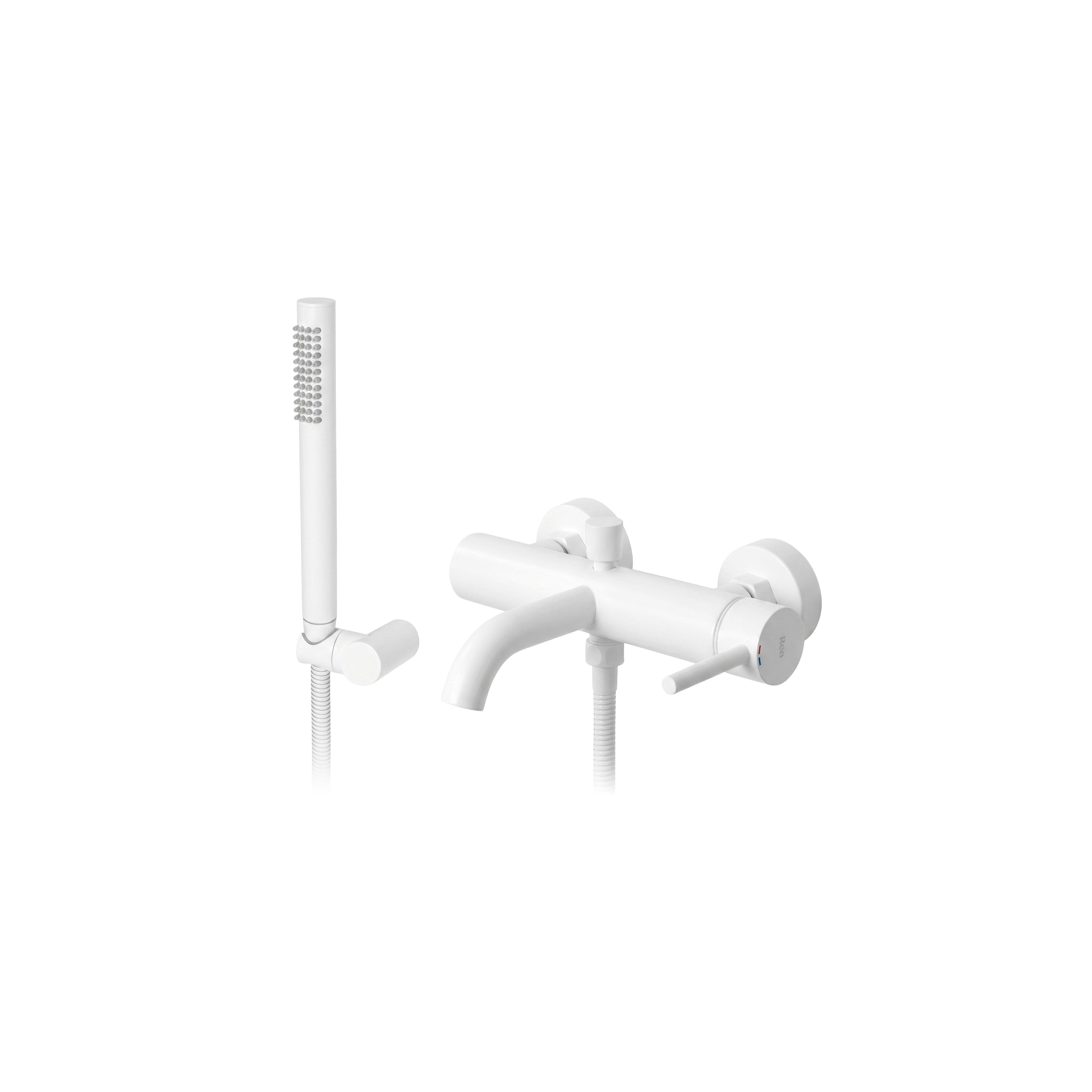 Robinet de baignoire Rea Lungo White Matt