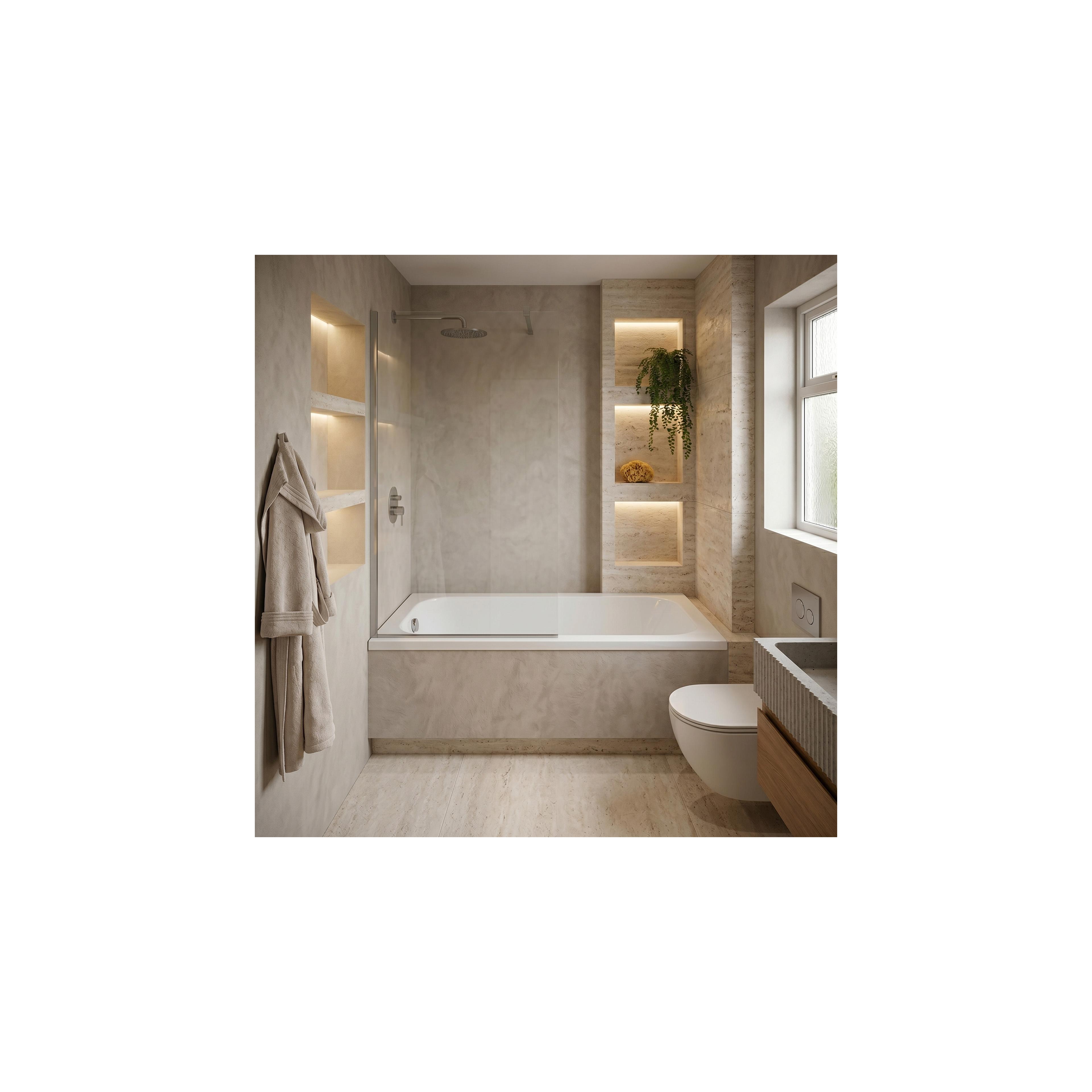 Acryl-Einbaubadewanne Rea Gloria 140