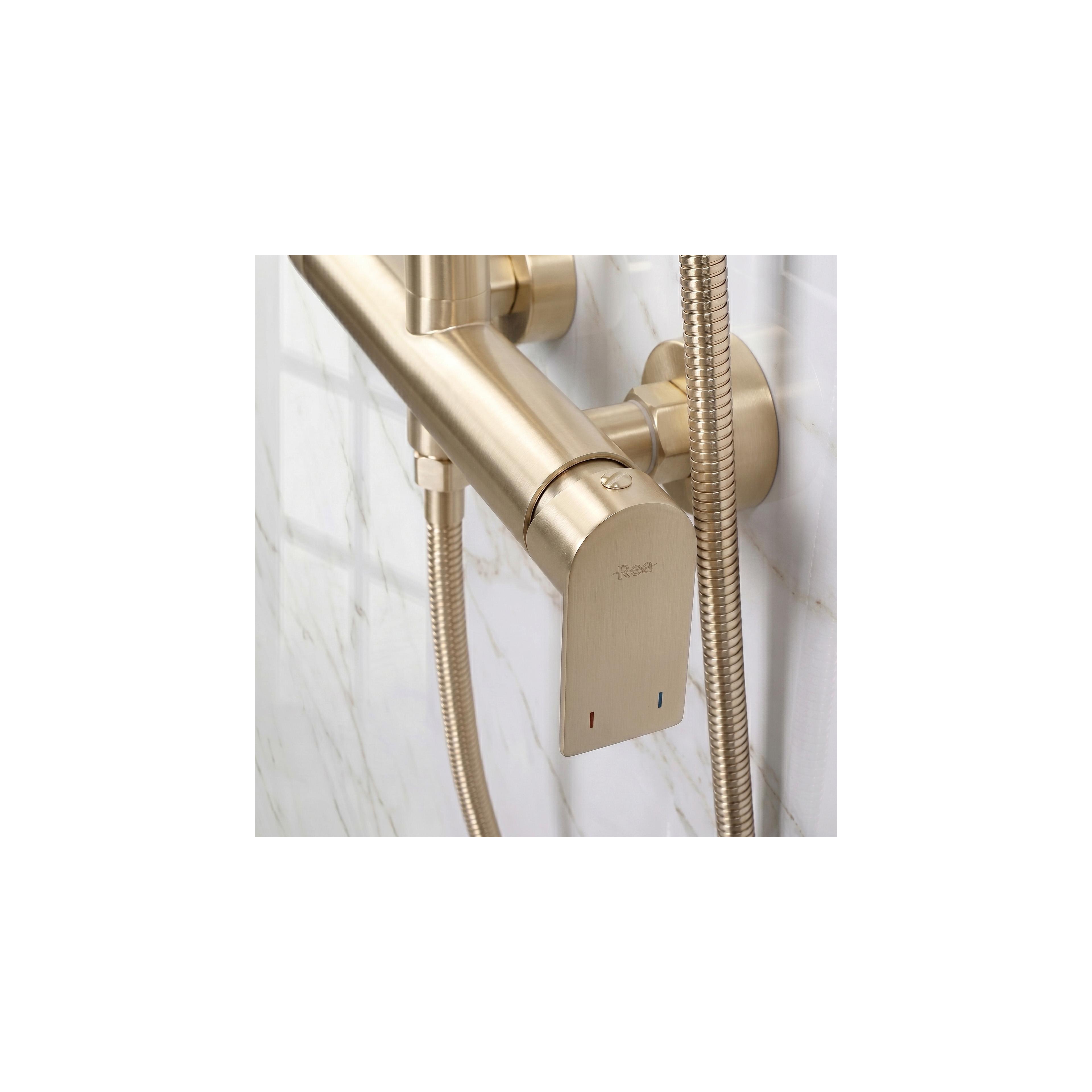 Duschgarnitur Rea Hunter Brush Gold
