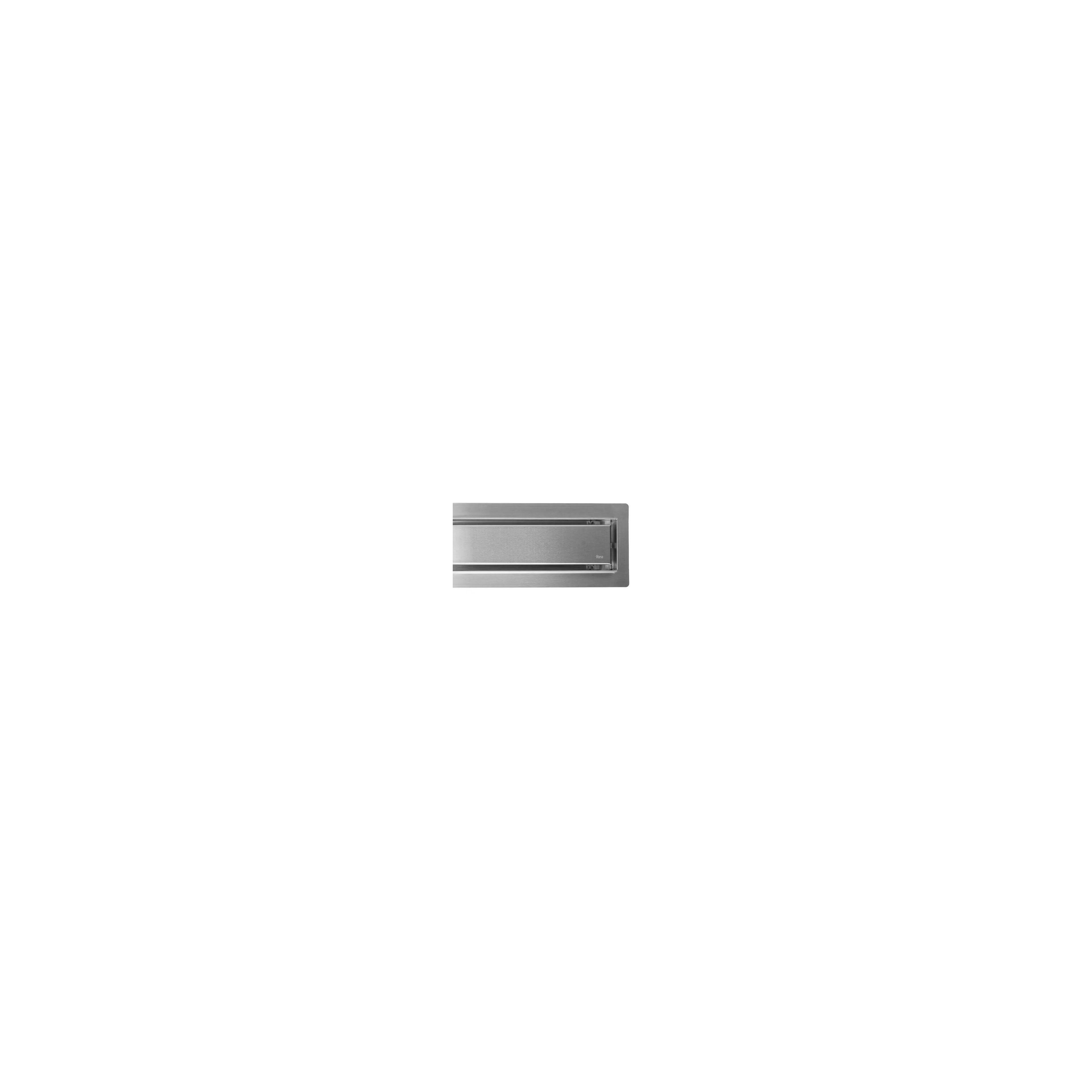 Linear drainage REA NEOX PRO Nickiel Brush 90