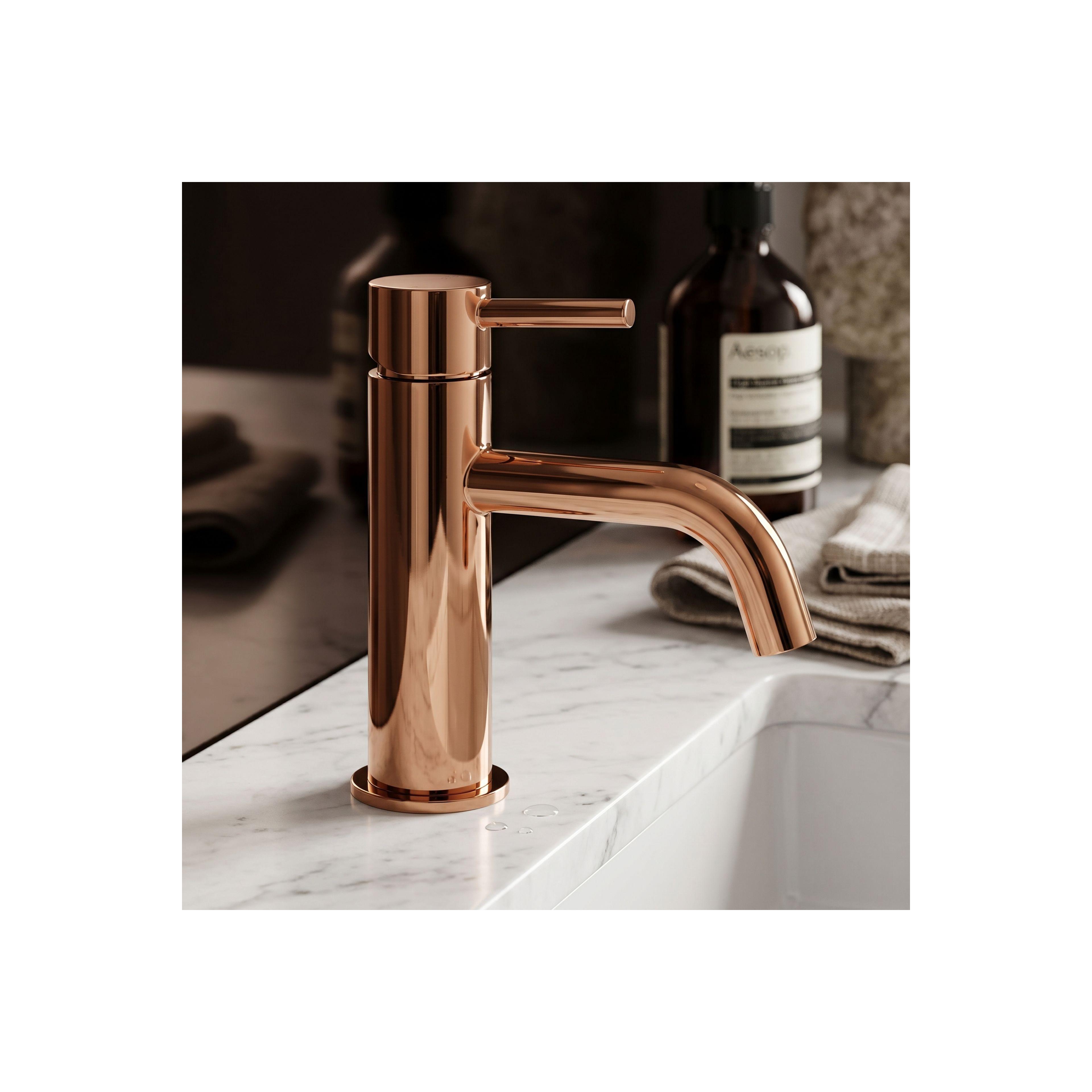 Bathroom faucet Rea Lungo Copper Low