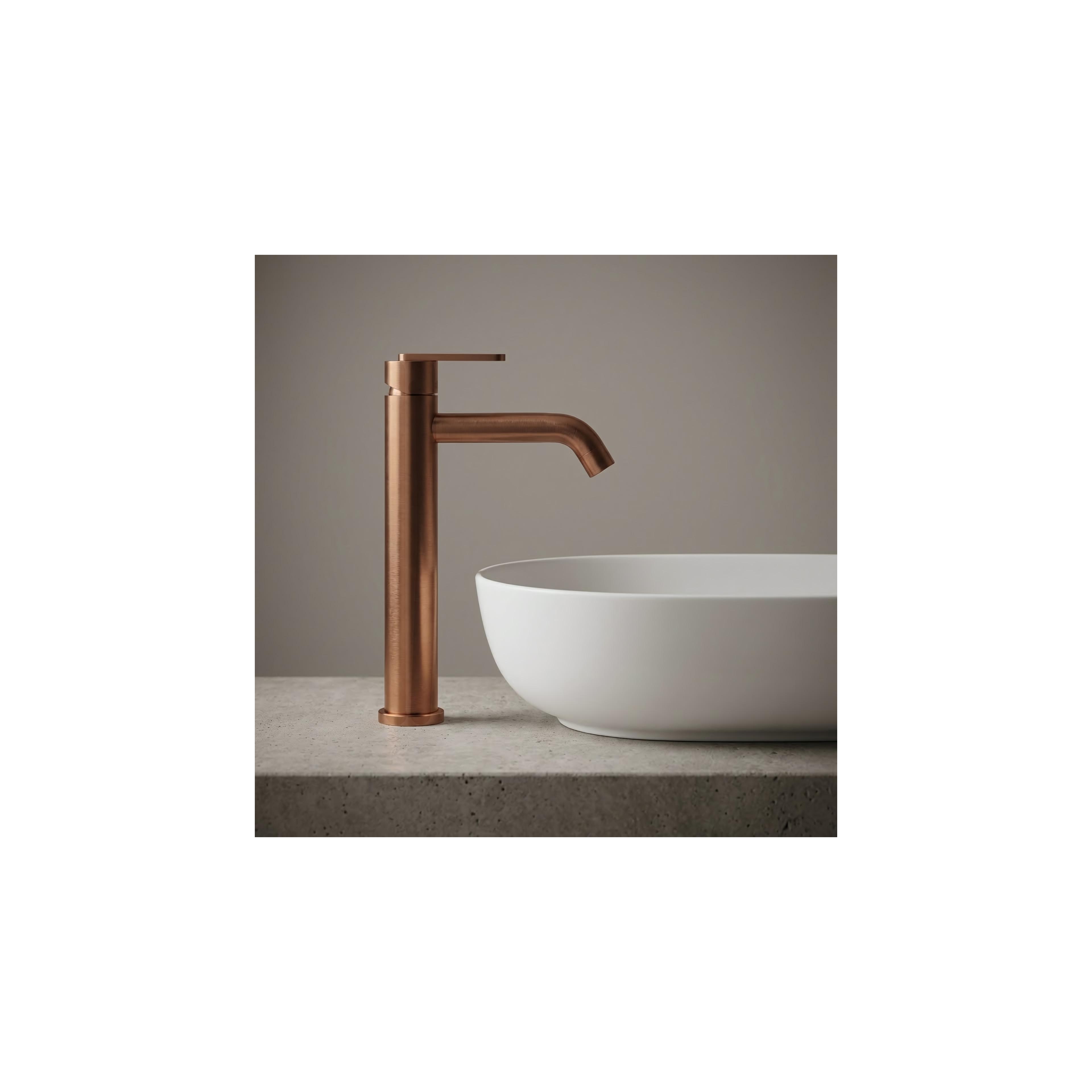 Waschbeckenarmatur Rea Ontario Brush Copper
