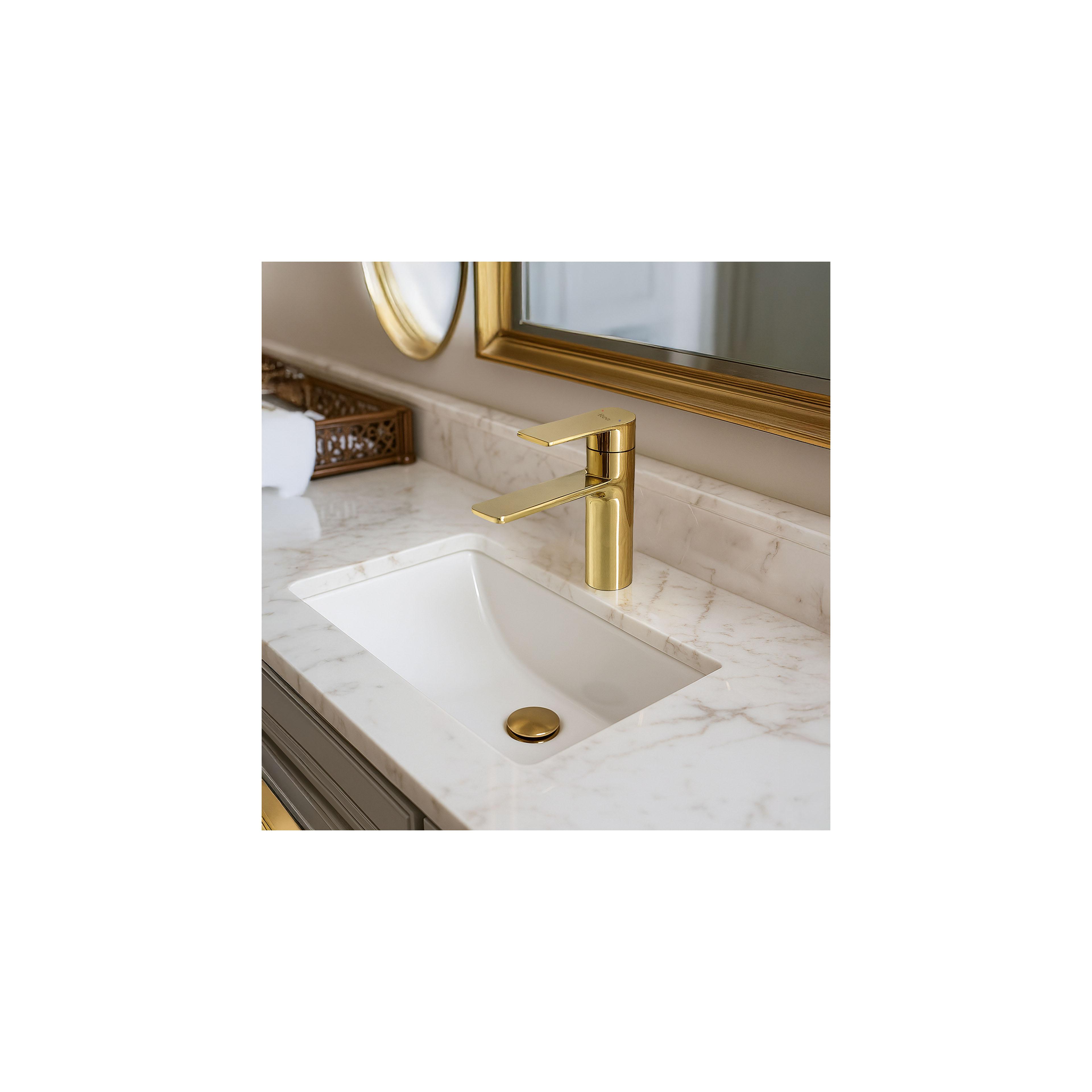 Waschbeckenarmatur REA Storm Gold Low