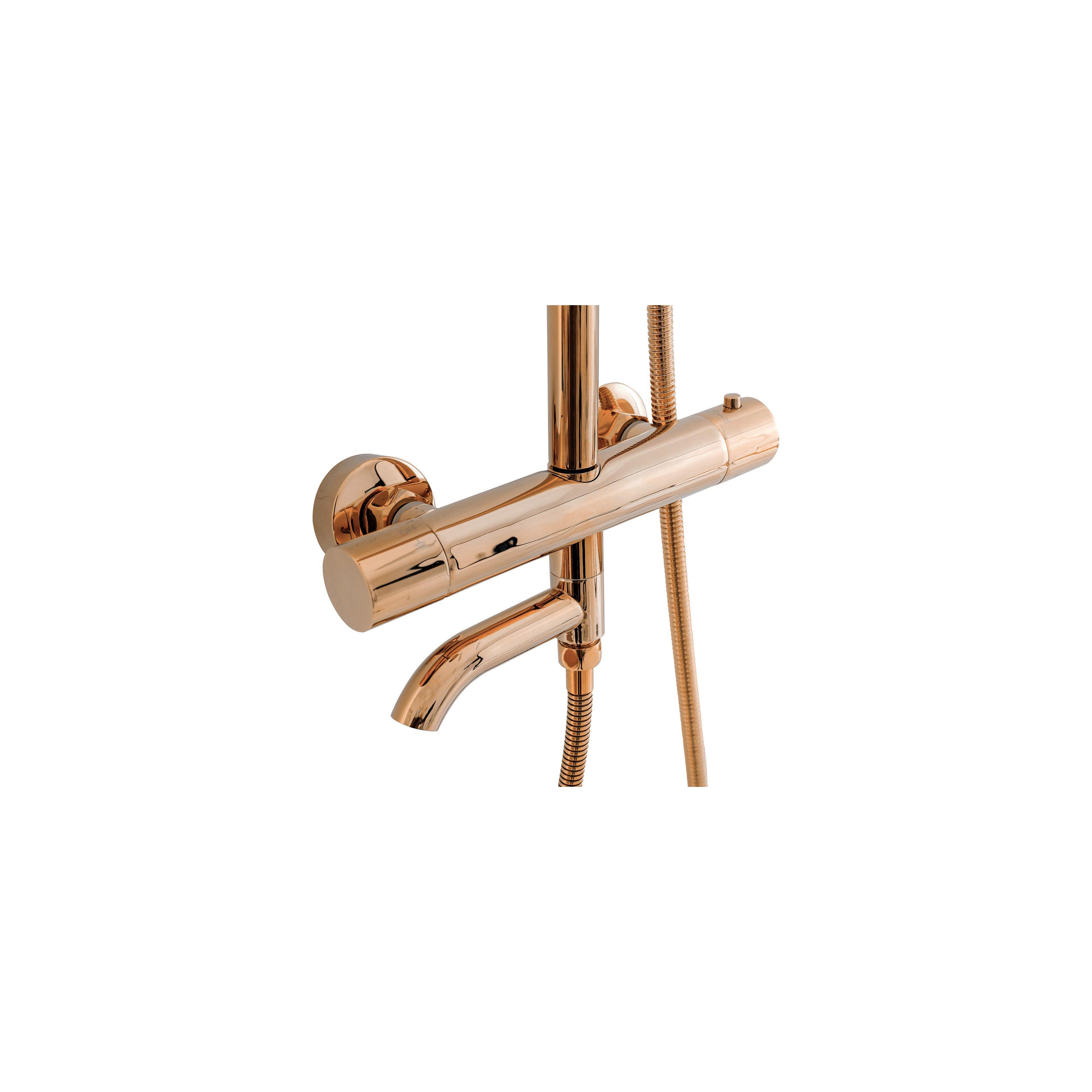 Kit de douche avec thermostat REA Lungo Copper